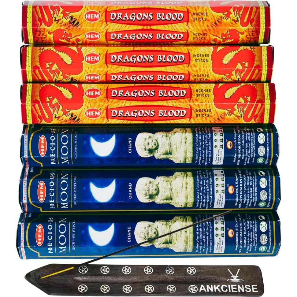 Incienso Sangre de Dragón y Luna Preciosa Hem - 120 Varillas
