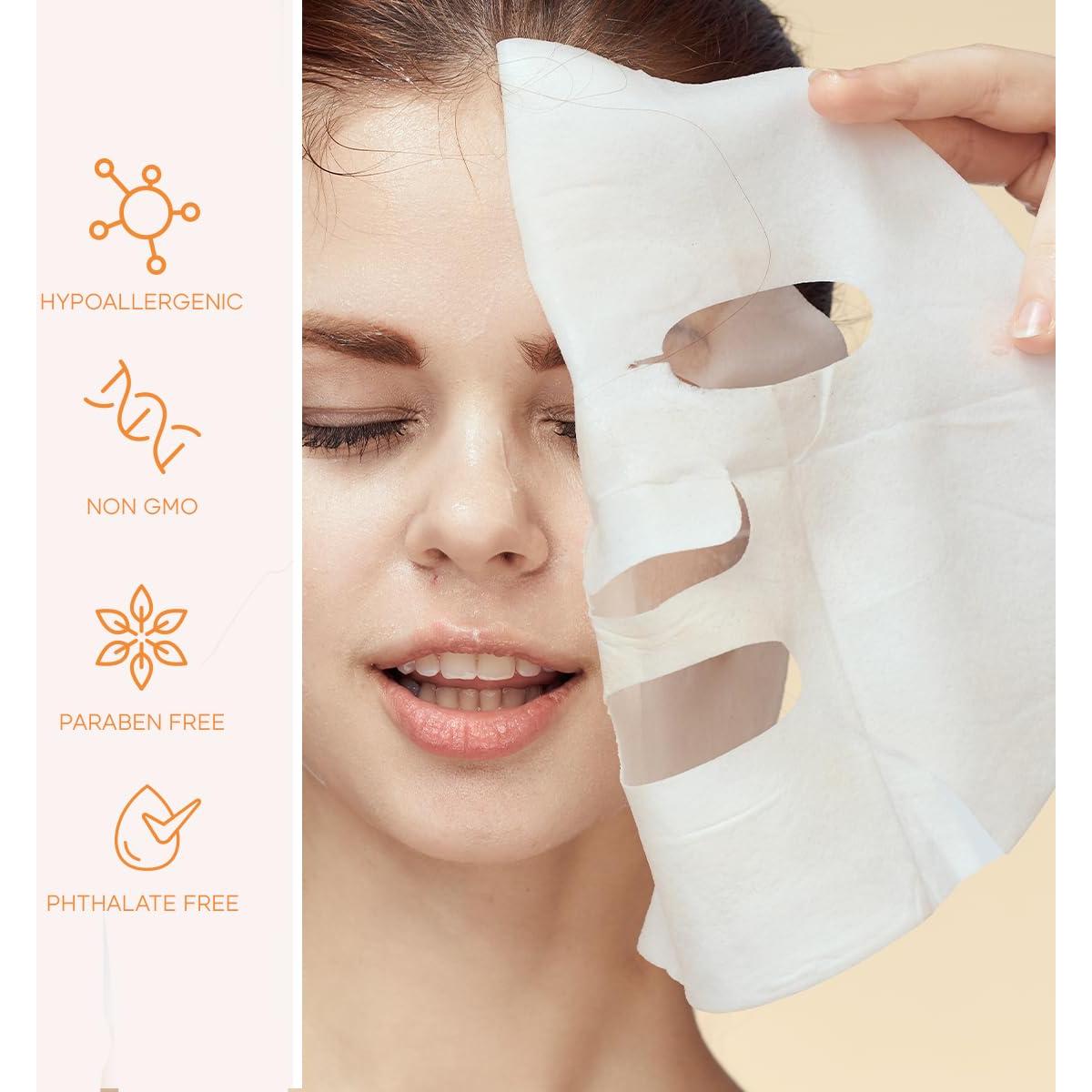 Mascarilla Facial Skin 2.0 Vitamina C y Colágeno - 5 Piezas