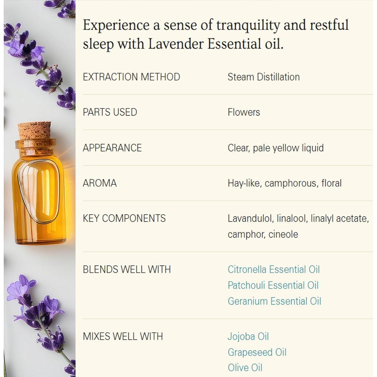 Aceite Esencial de Lavanda Kiki 118 ml 100% Puro y Natural