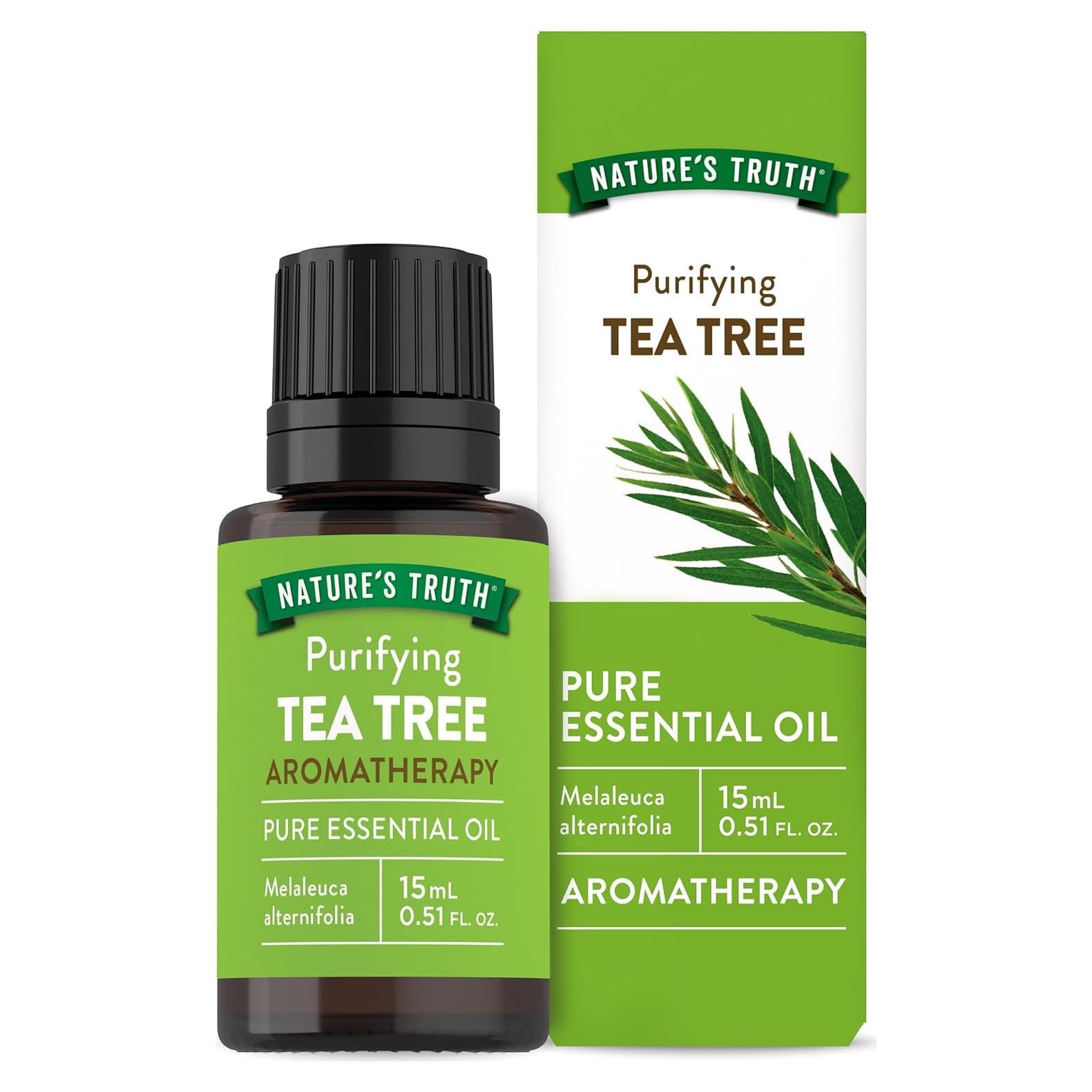 Aceite Esencial de Árbol de Té Nature's Truth 15 mL - Puro y Natural