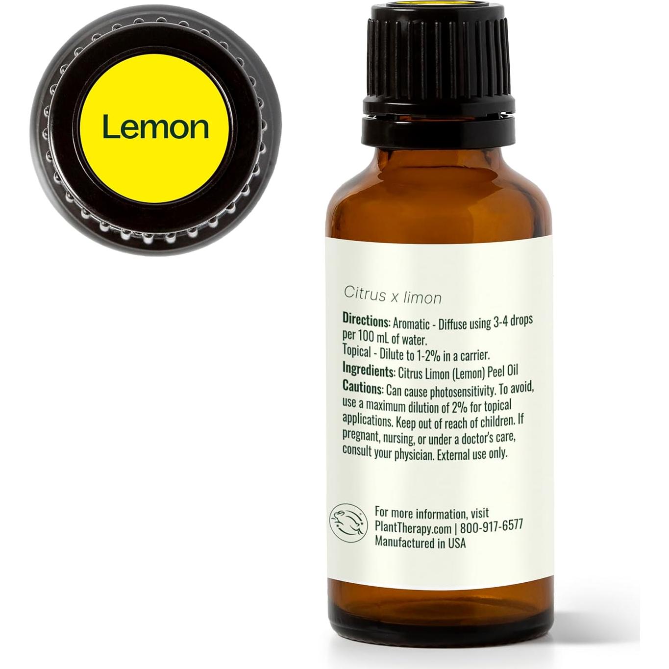 Aceite Esencial de Limón Plant Therapy 30 mL 100% Puro