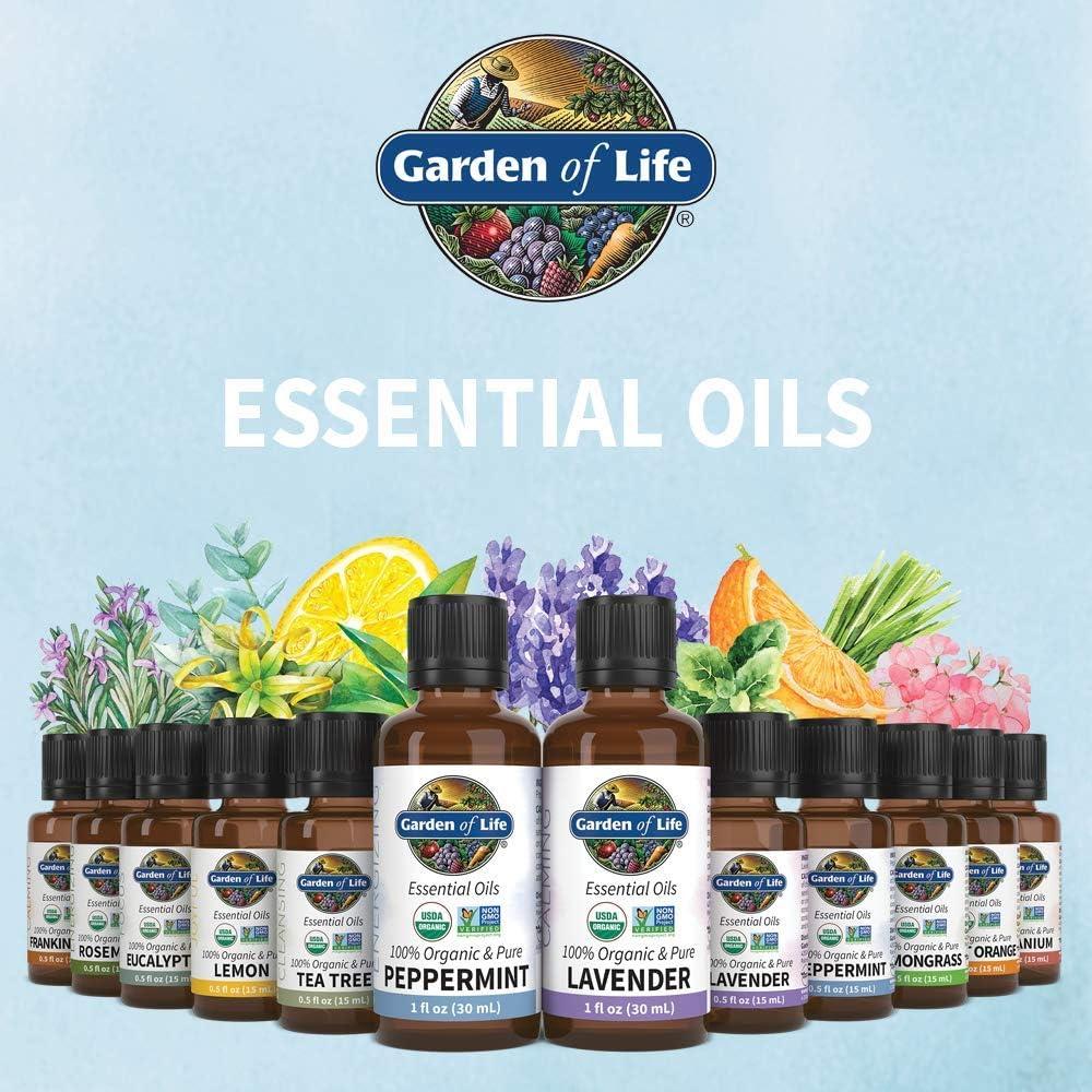 Aceite Esencial de Limón 15 mL Jardín de la Vida 100% Orgánico