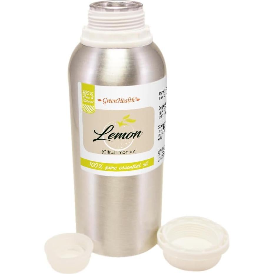 Aceite Esencial de Limón 237 ml - GreenHealth - Puro y Natural