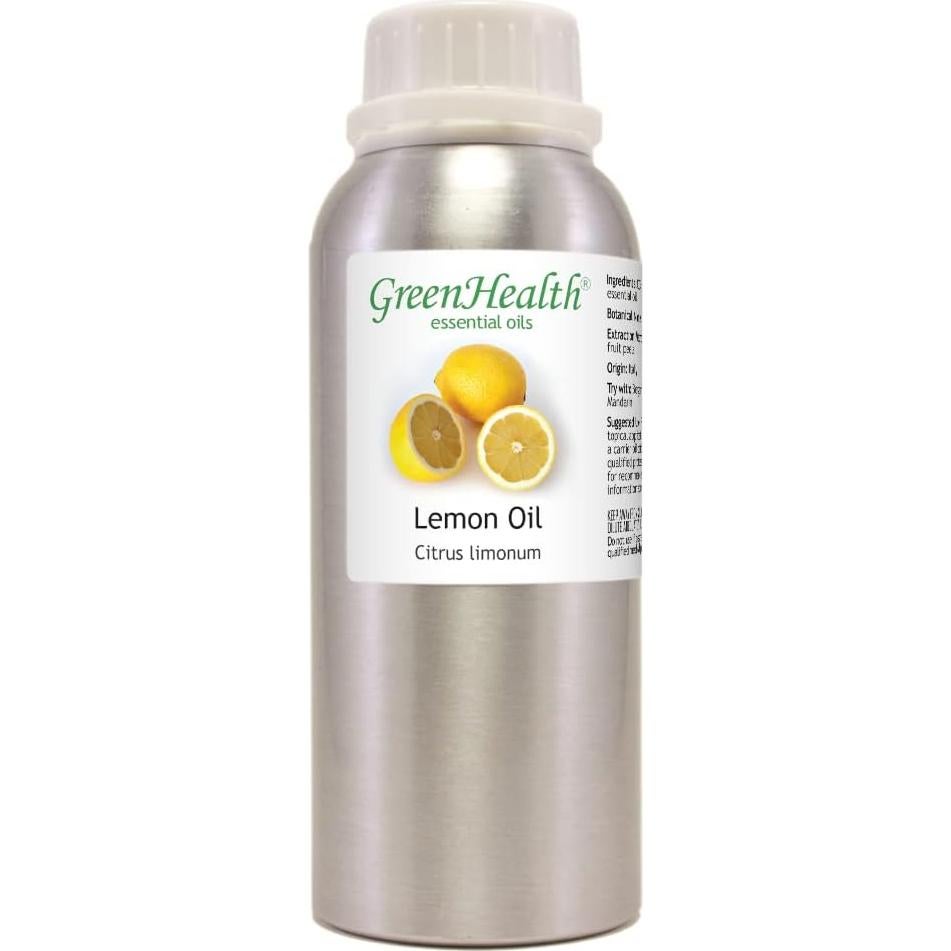 Aceite Esencial de Limón 237 ml - GreenHealth - Puro y Natural