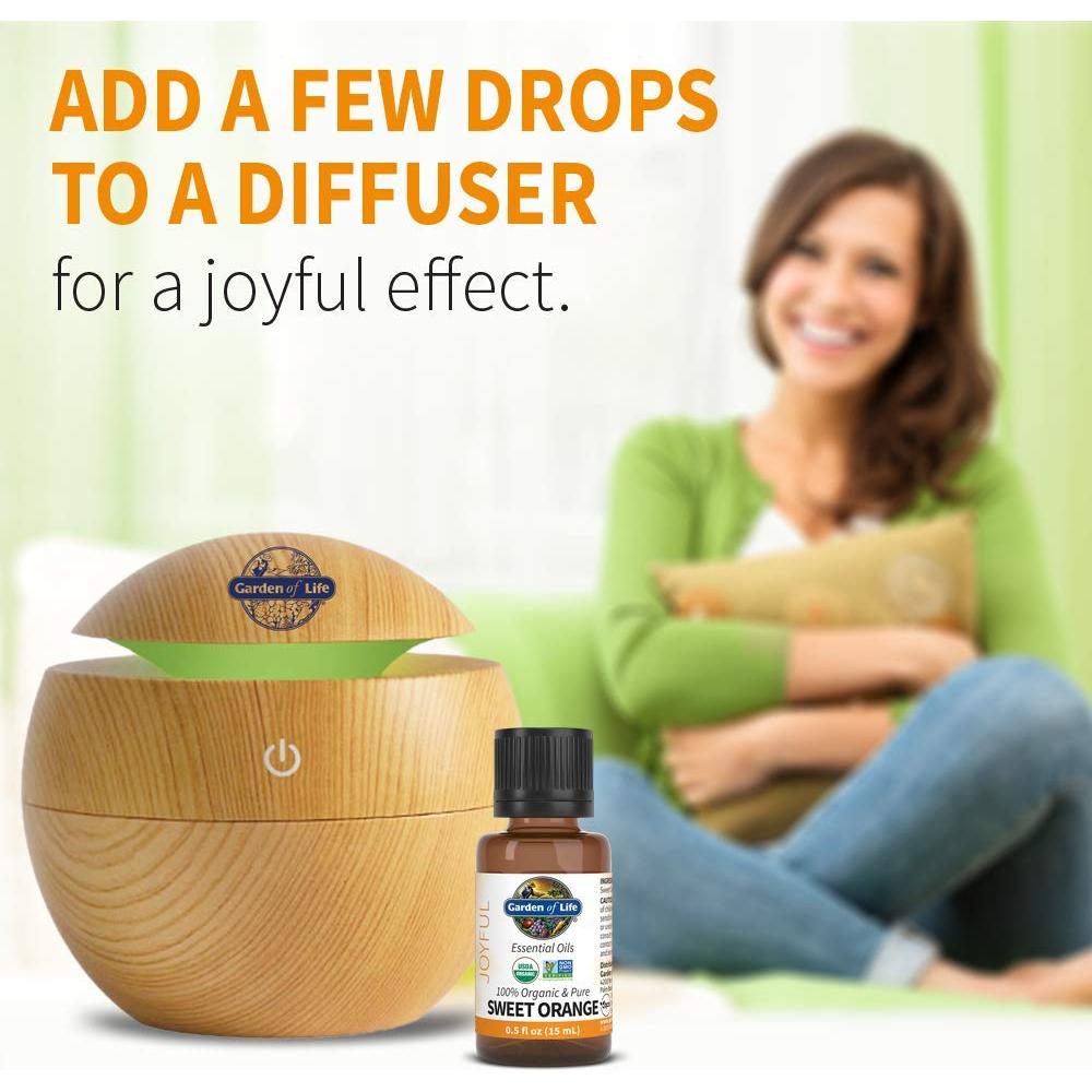 Aceite Esencial de Naranja Dulce Jardín de la Vida 15ml Orgánico