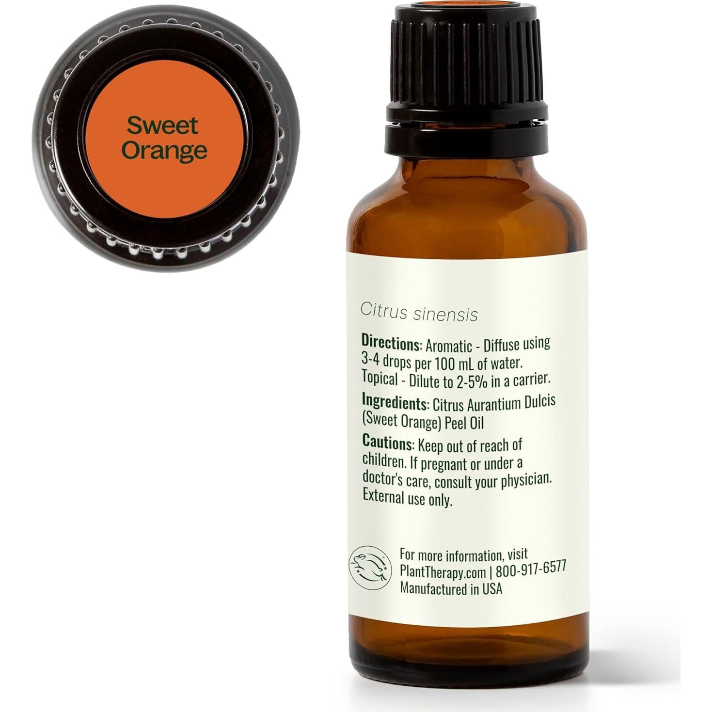 Aceite Esencial de Naranja Dulce Plant Therapy 30 mL Puro