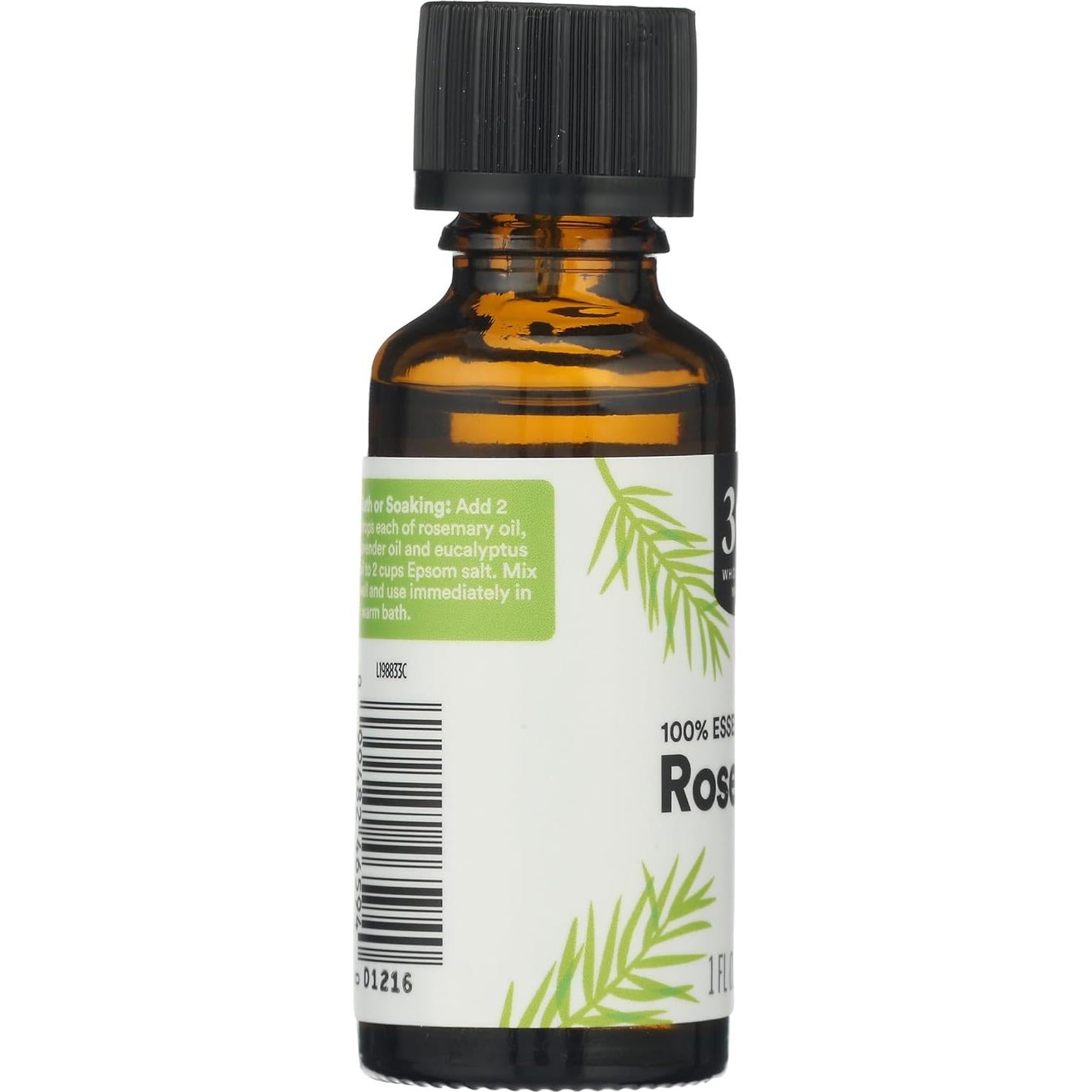 Aceite Esencial de Romero 100% Whole Foods 28 g