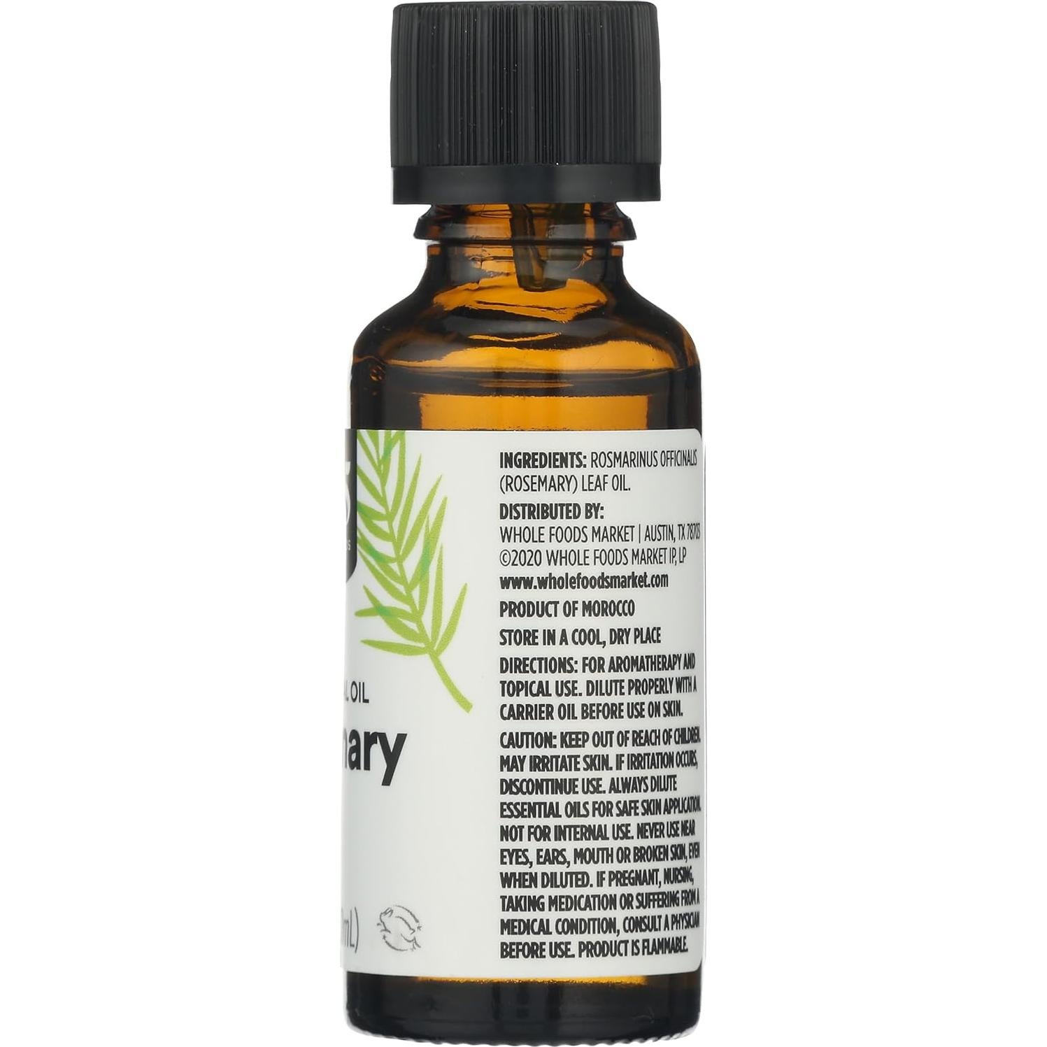 Aceite Esencial de Romero 100% Whole Foods 28 g