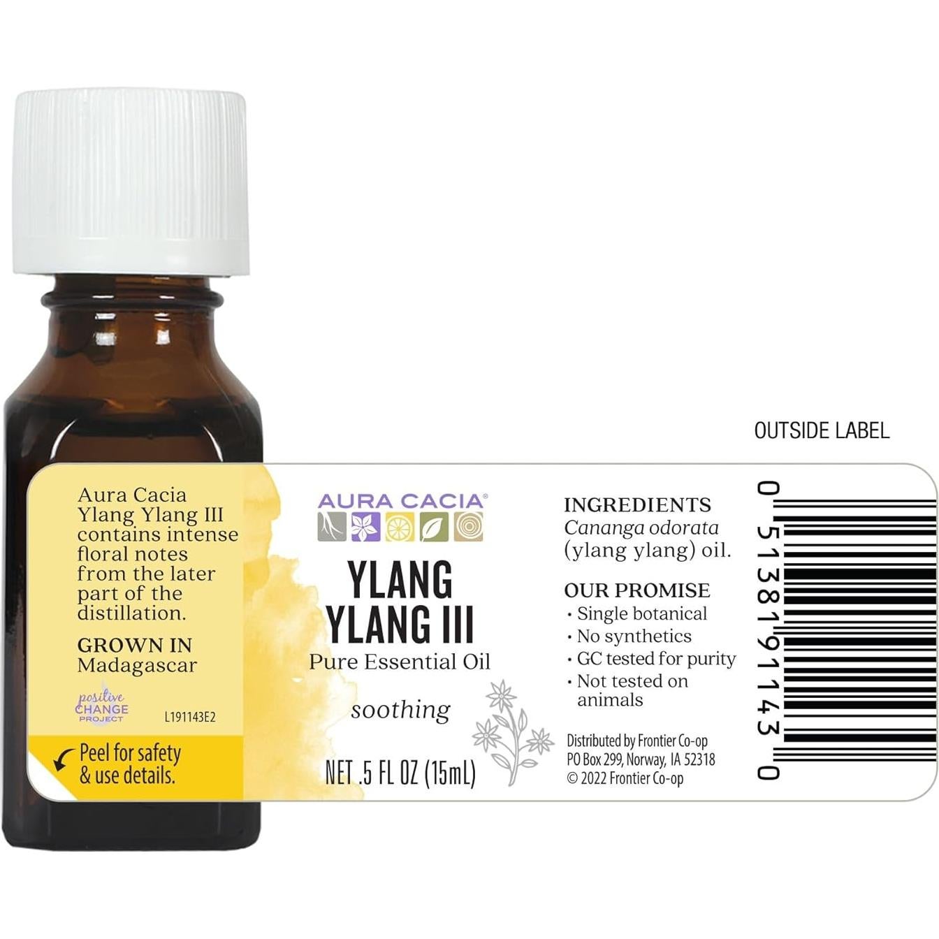 Aceite Esencial Puro Ylang Ylang Aura Cacia 14.79 ml