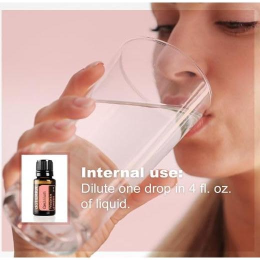 Aceite Esencial de Geranio doTERRA 15 mL - Cuidado Piel y Cabello