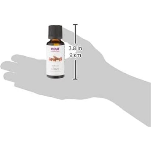 Aceite Esencial Puro Clavo NOW Foods 29.57 ml - Aromaterapia