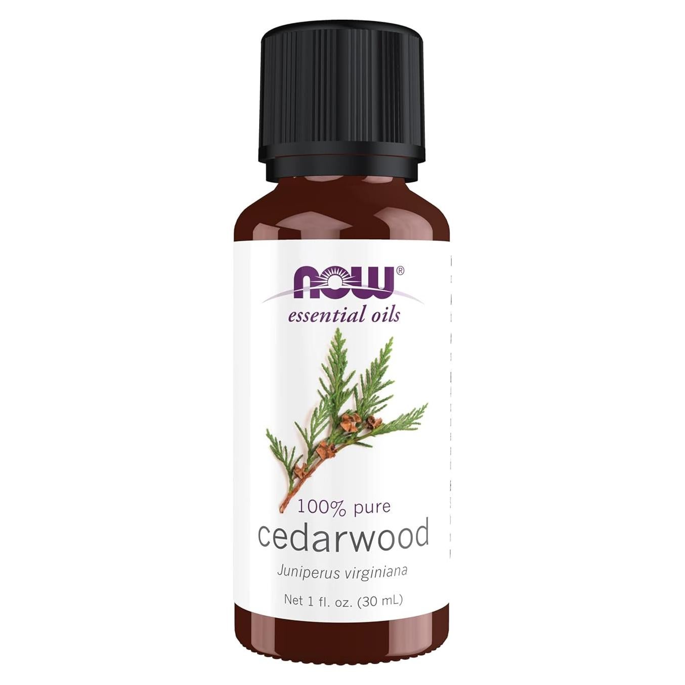 Aceite Esencial de Madera de Cedro NOW 100% Puro 28g