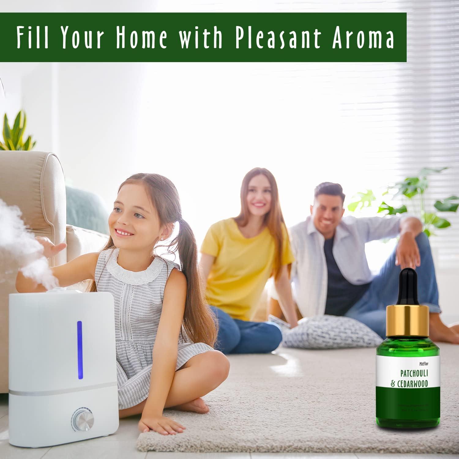 Aceite de Fragancia MitFlor Pachulí y Madera de Cedro 30ml