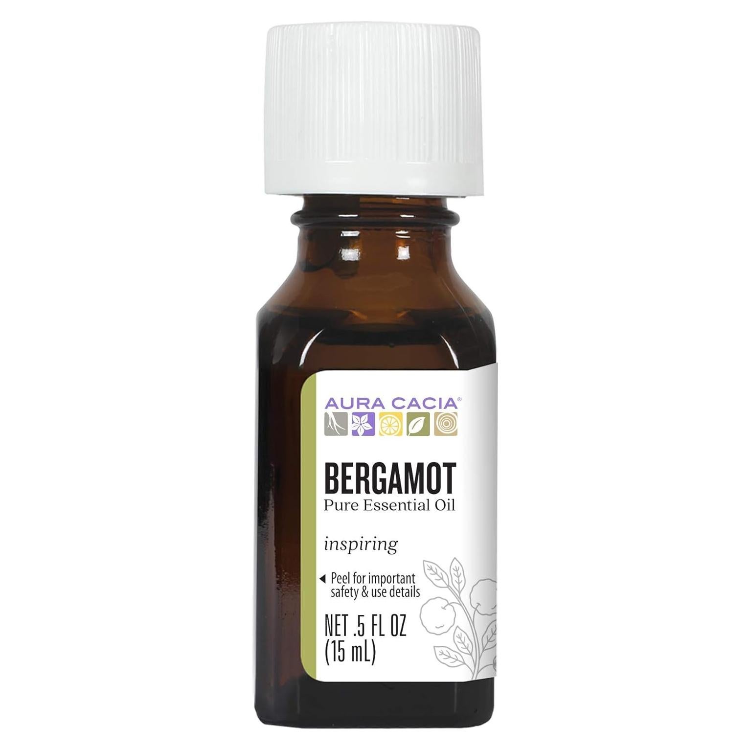 Aceite Esencial Bergamota Aura Cacia 14.79 ml 100% Puro