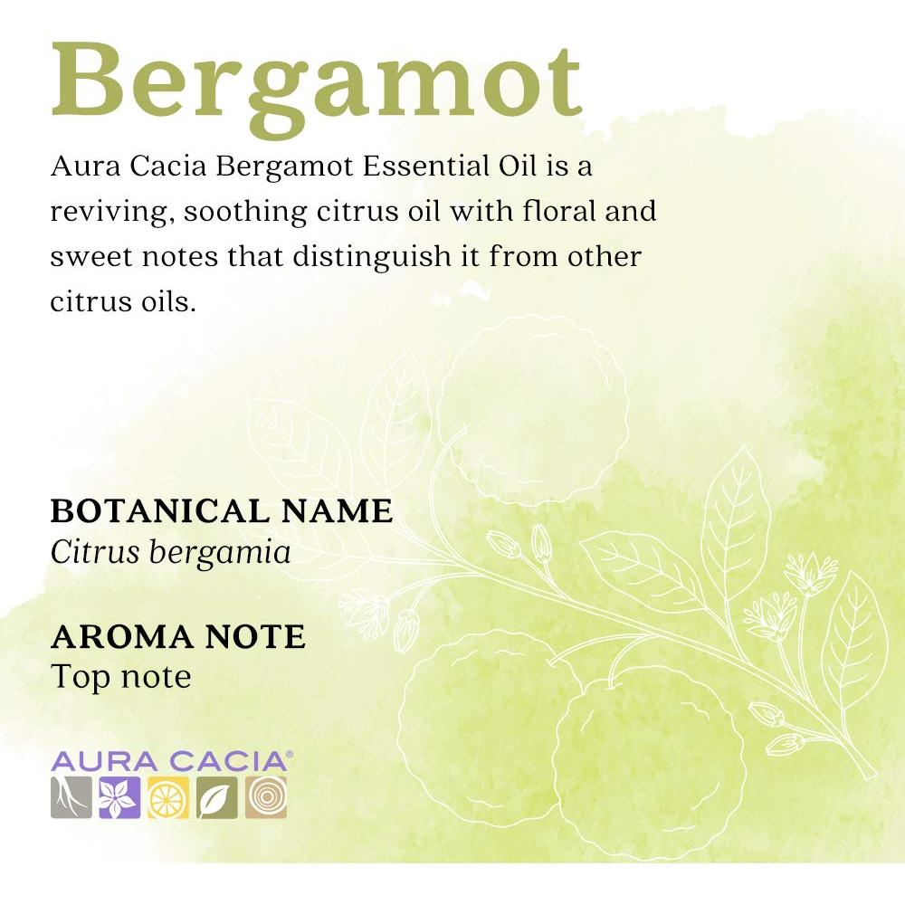 Aceite Esencial Bergamota Aura Cacia 14.79 ml 100% Puro
