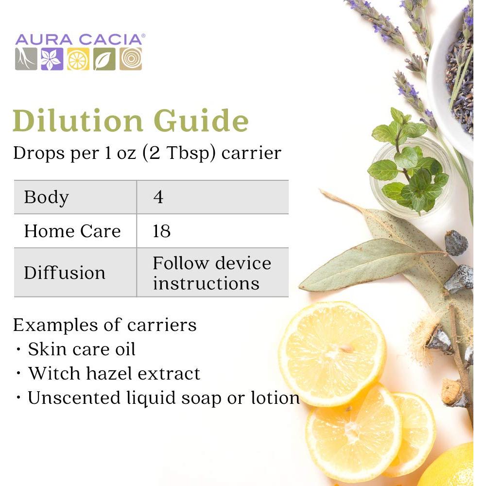 Aceite Esencial Bergamota Aura Cacia 14.79 ml 100% Puro