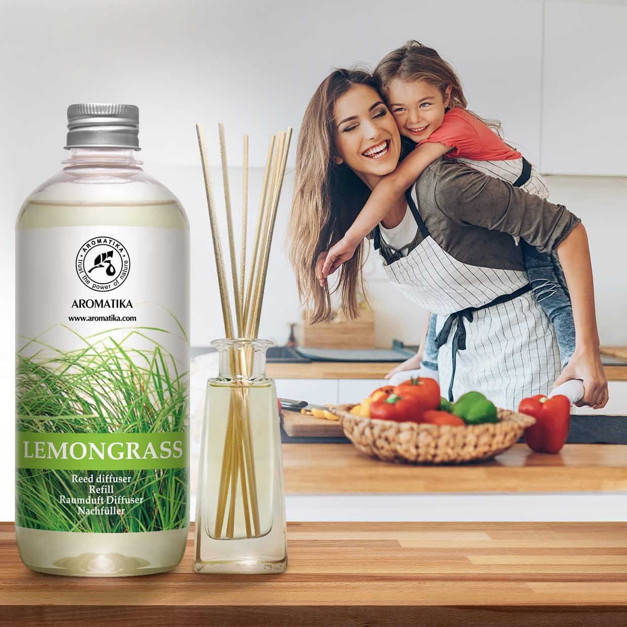 Recarga Difusor de Varilla AROMATIKA 500 ml Hierba Limón