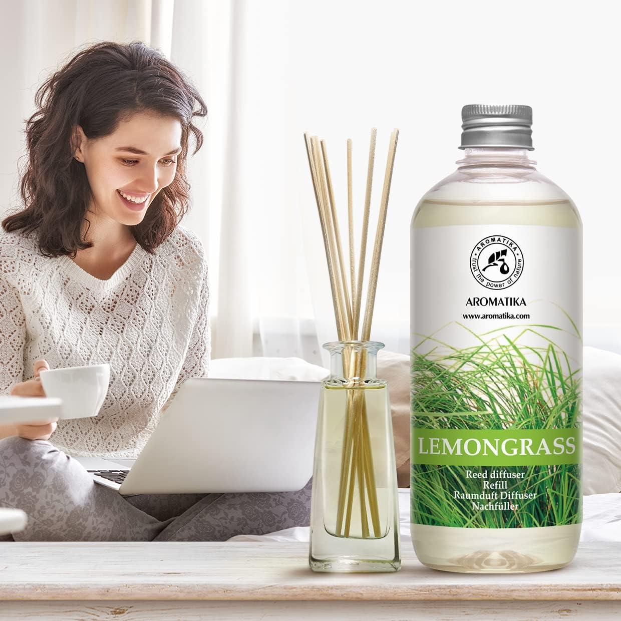 Recarga Difusor de Varilla AROMATIKA 500 ml Hierba Limón