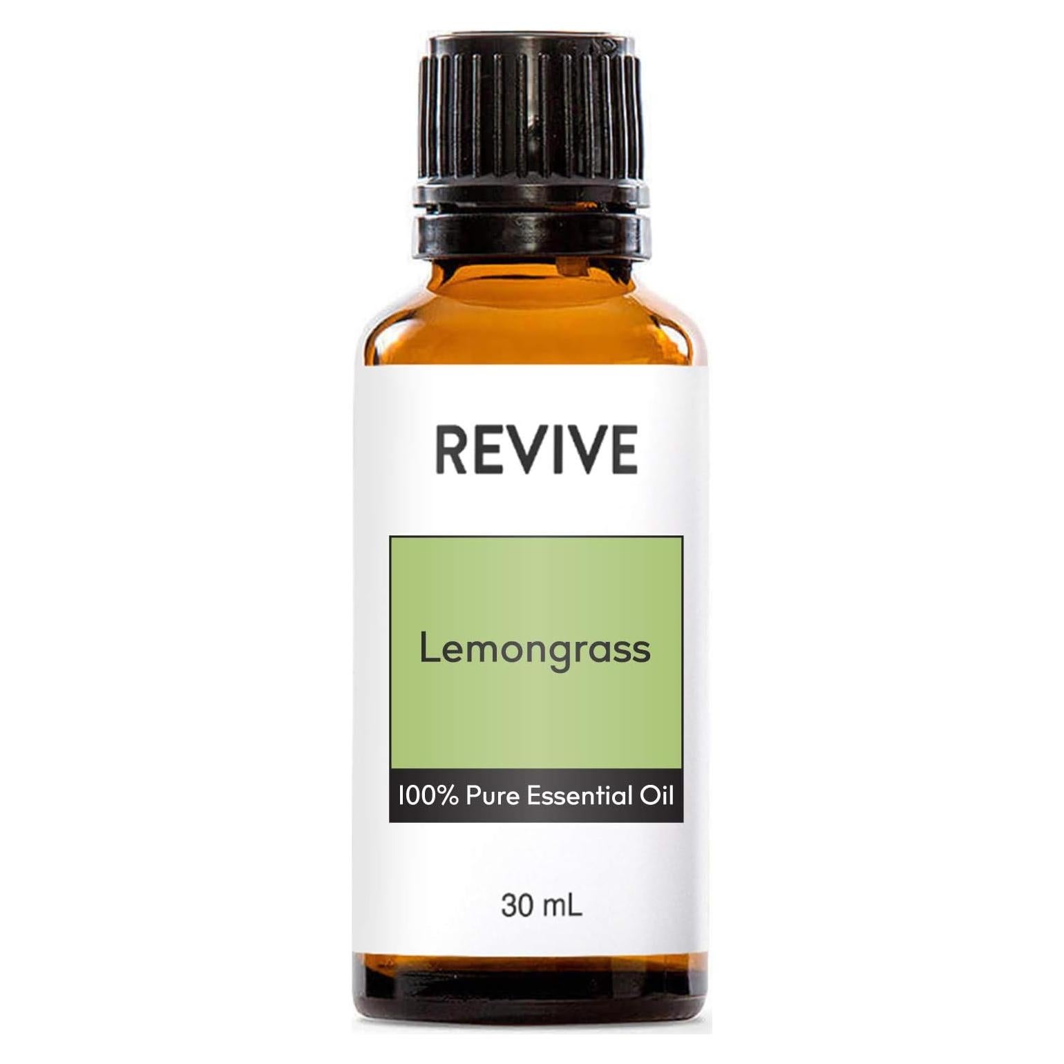 Aceite Esencial de Hierba Limón 30ml REVIVE - 100% Puro Grado Terapéutico