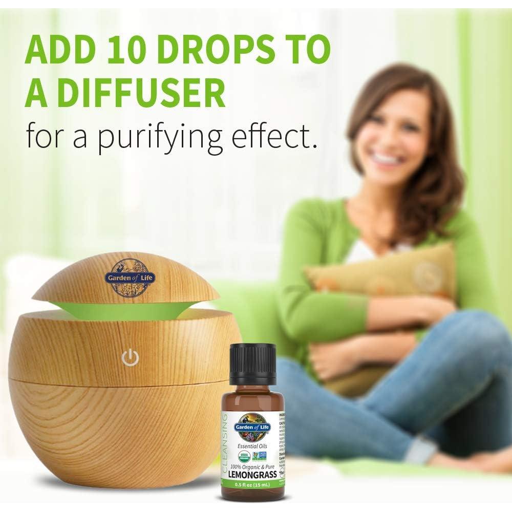 Aceite Esencial Jardín de la Vida 15 mL Hierba de Limón Orgánico