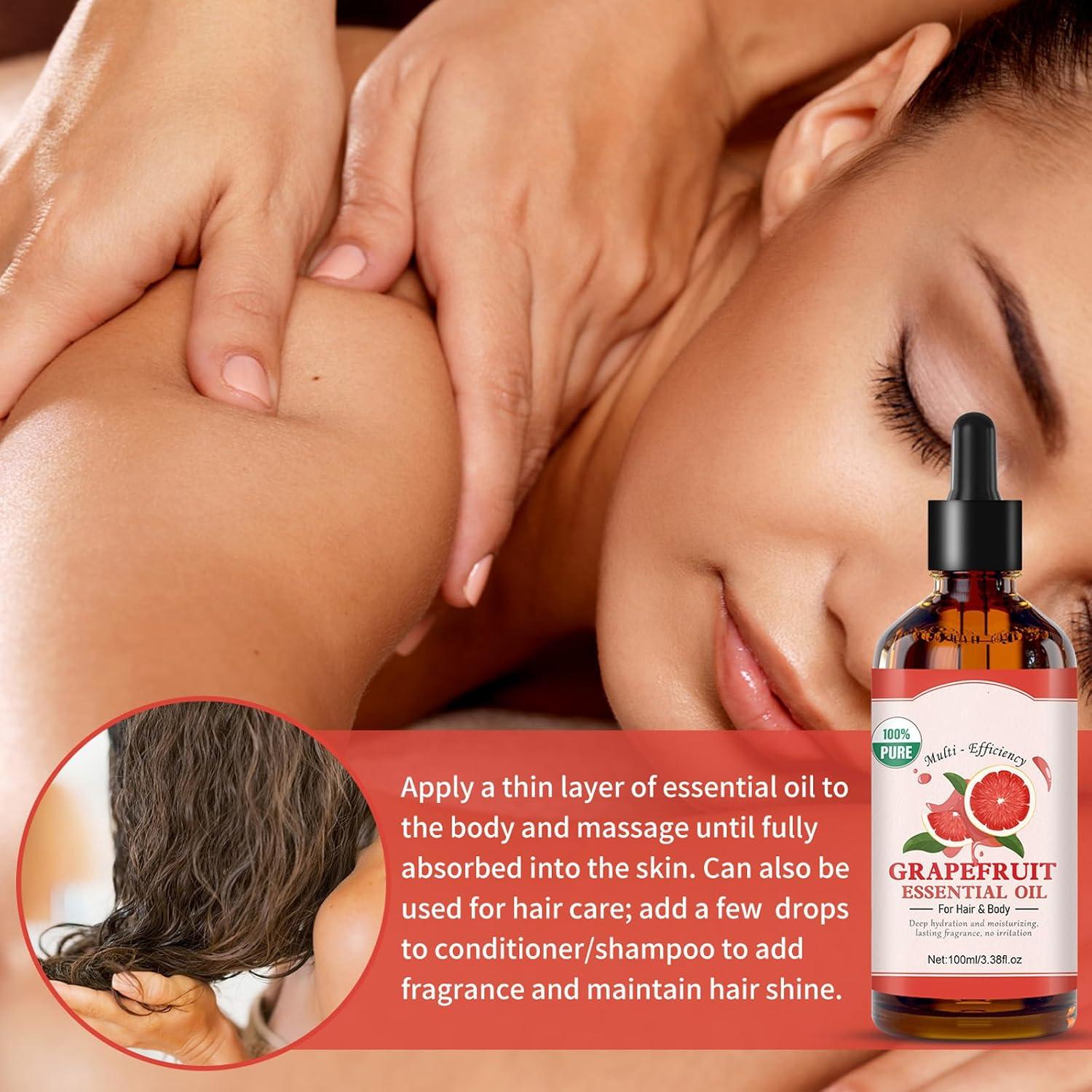 Aceite Esencial de Pomelo Puro WHHWM 113g - Cuidado Piel y Cabello