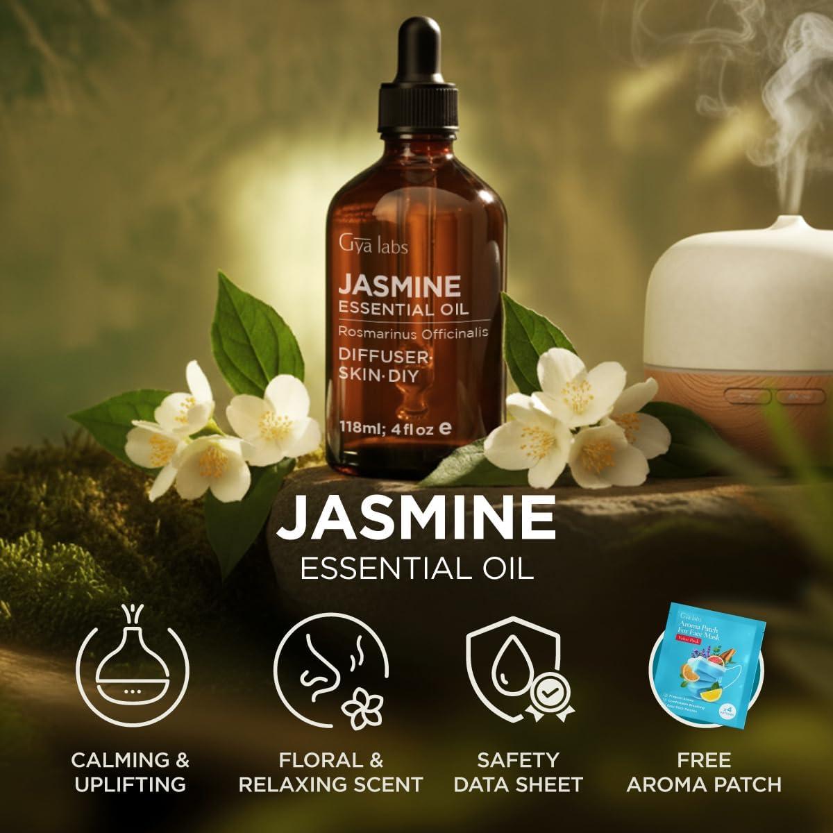 Aceite Esencial de Jazmín Gya Labs - 118 ml - 100% Puro