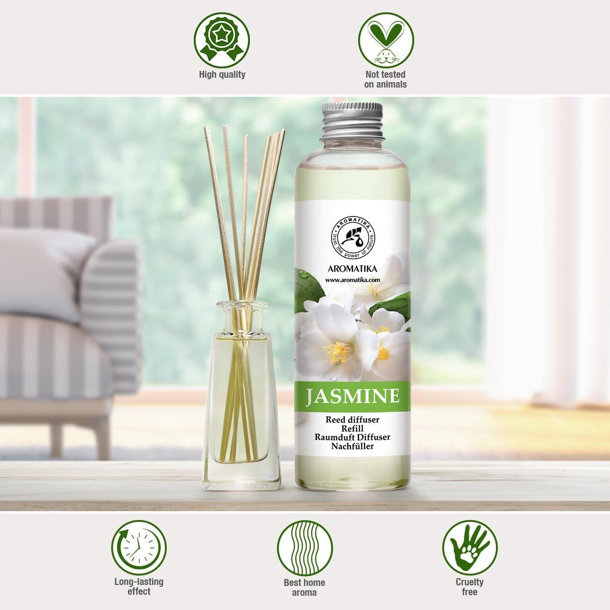 Aceite Esencial de Jazmín 200ml Aromatika - Recarga Difusor