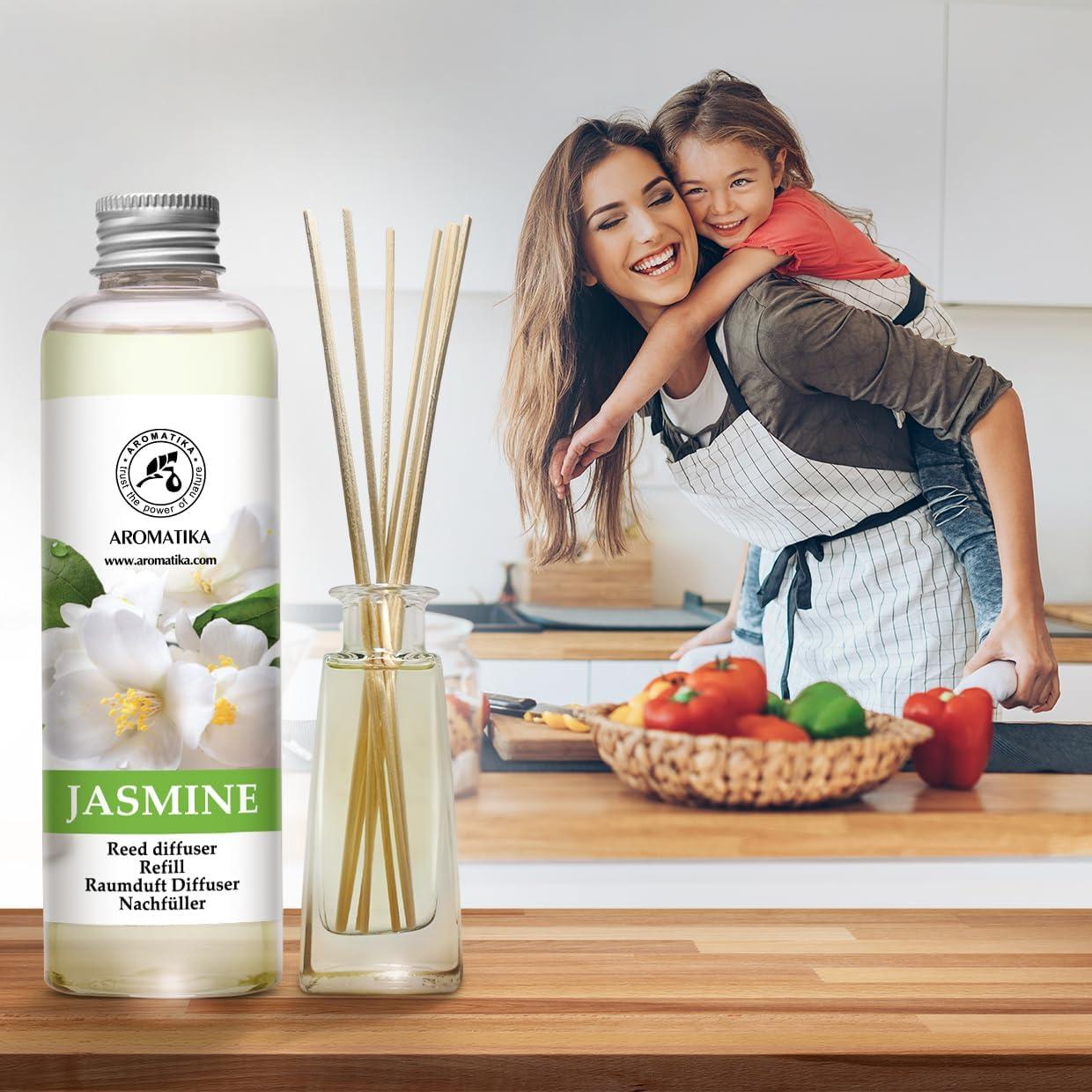 Aceite Esencial de Jazmín 200ml Aromatika - Recarga Difusor