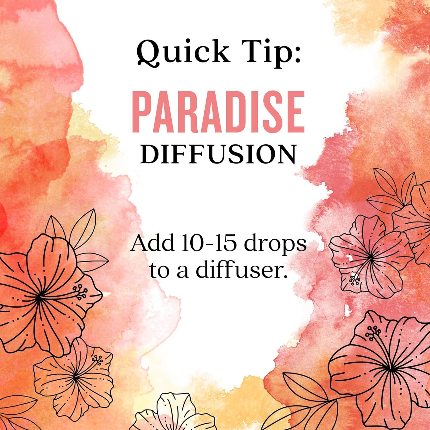 Mezcla de Aceites Esenciales Aura Cacia Paraíso 7.4 ml - Aroma Ligero