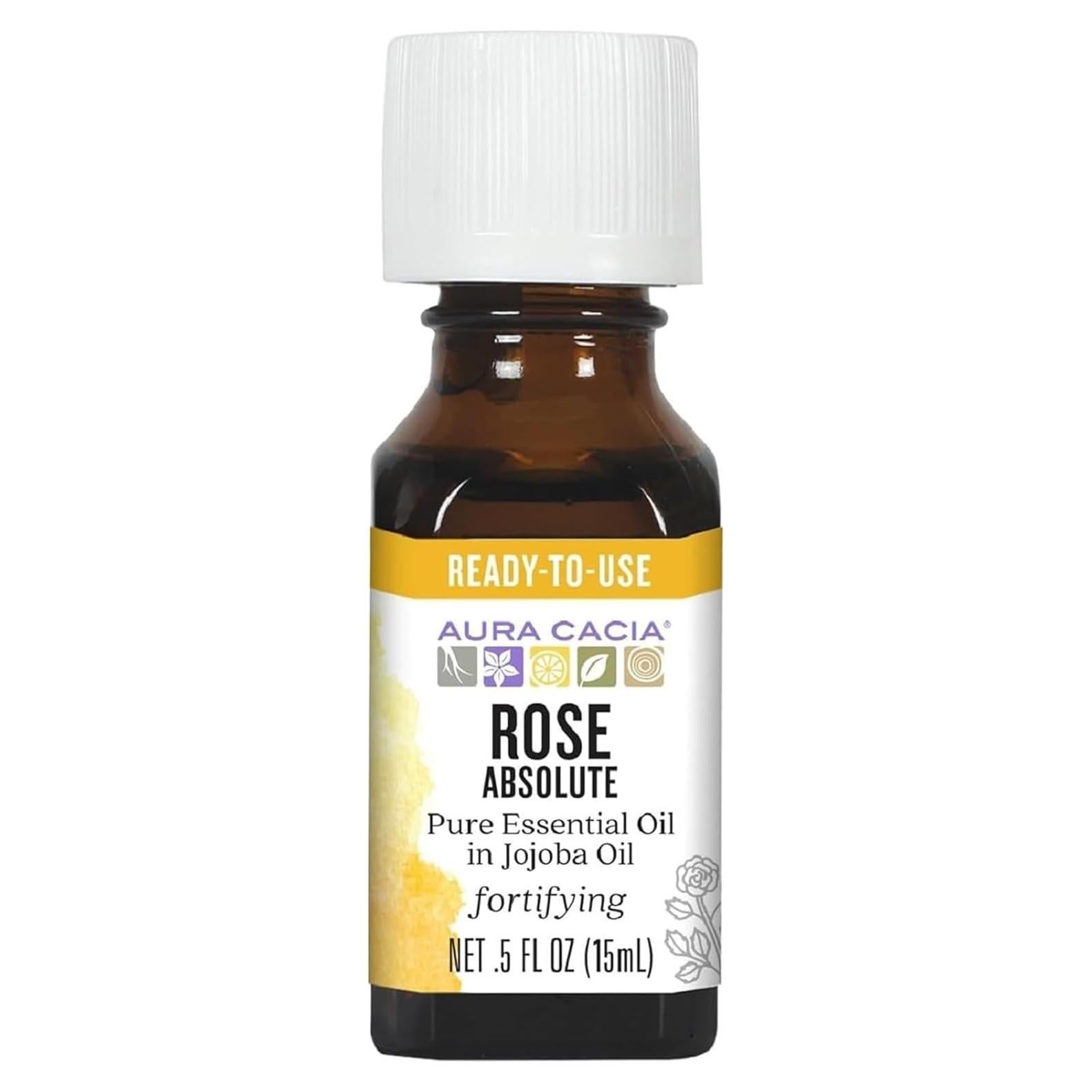 Aceite Esencial Absoluto de Rosa Aura Cacia 14.79 ml
