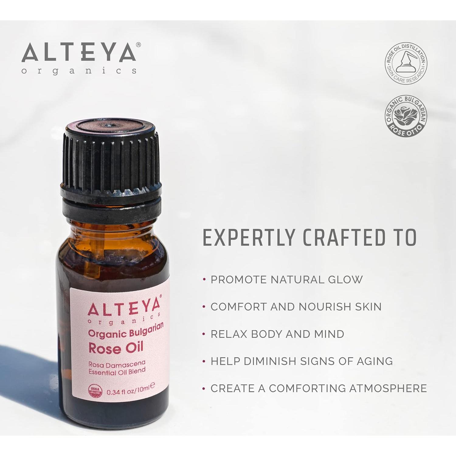 Aceite Esencial Orgánico de Rosa Damascena Alteya 10ml