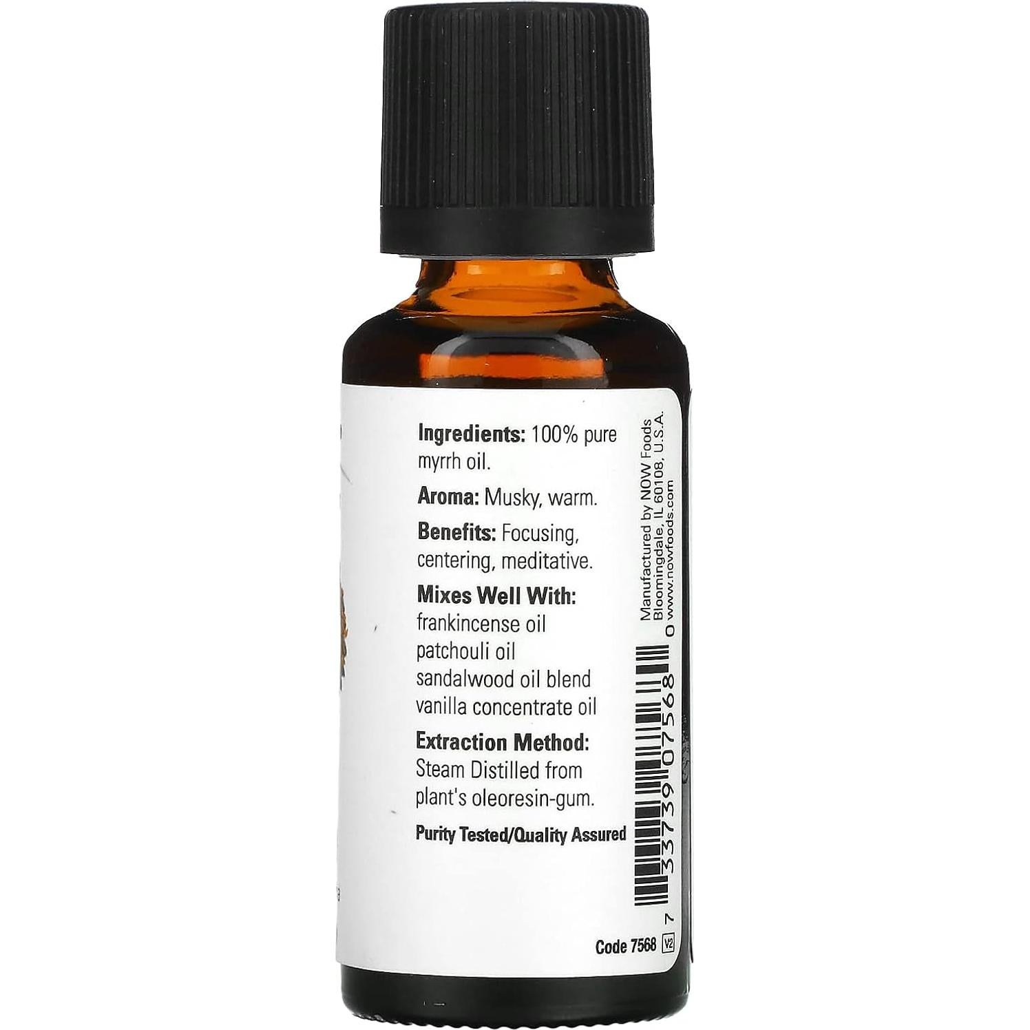 Aceite Esencial 100% Puro NOW Foods Mirra 30 ml