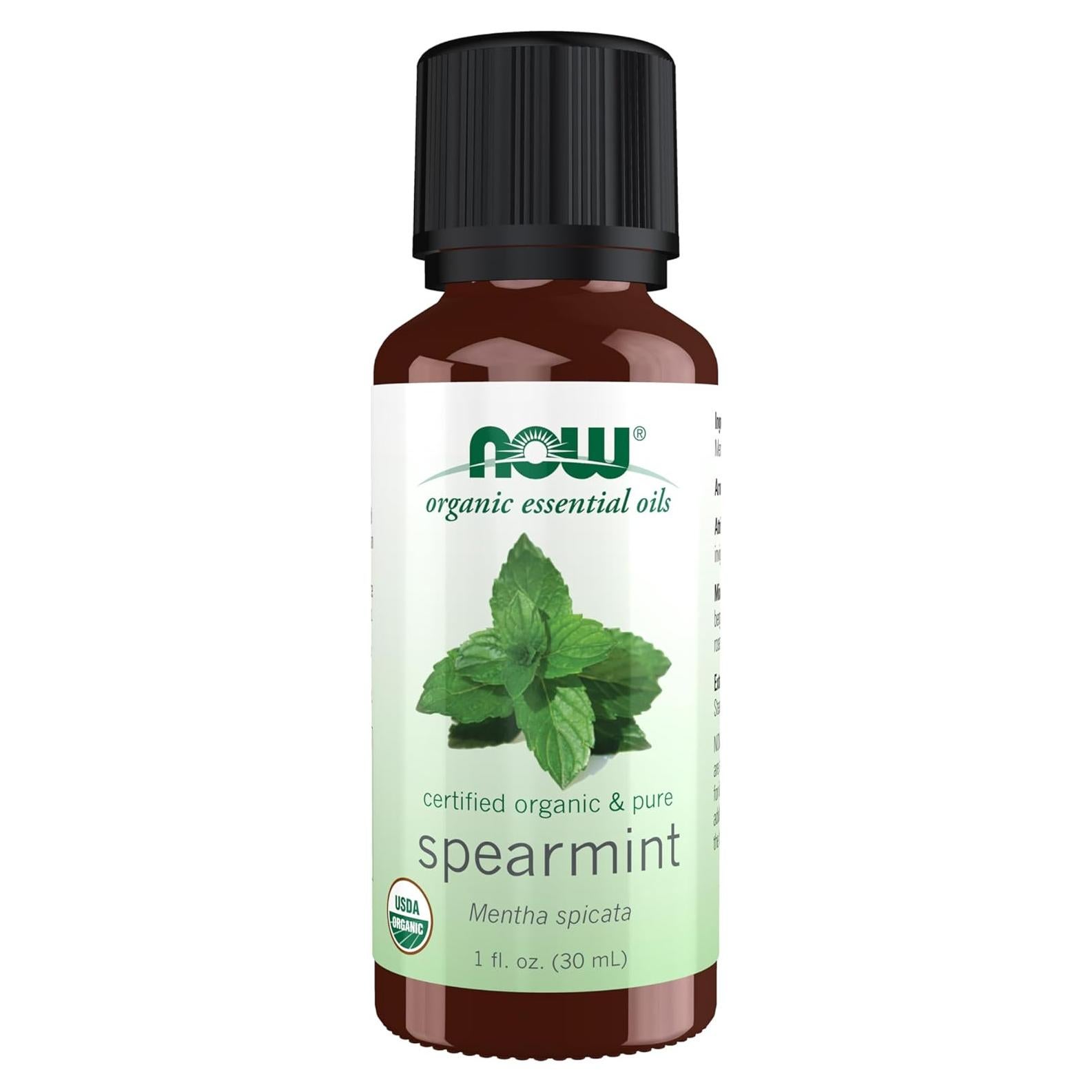 Aceite Esencial de Menta Verde Orgánico NOW 28.35 ml