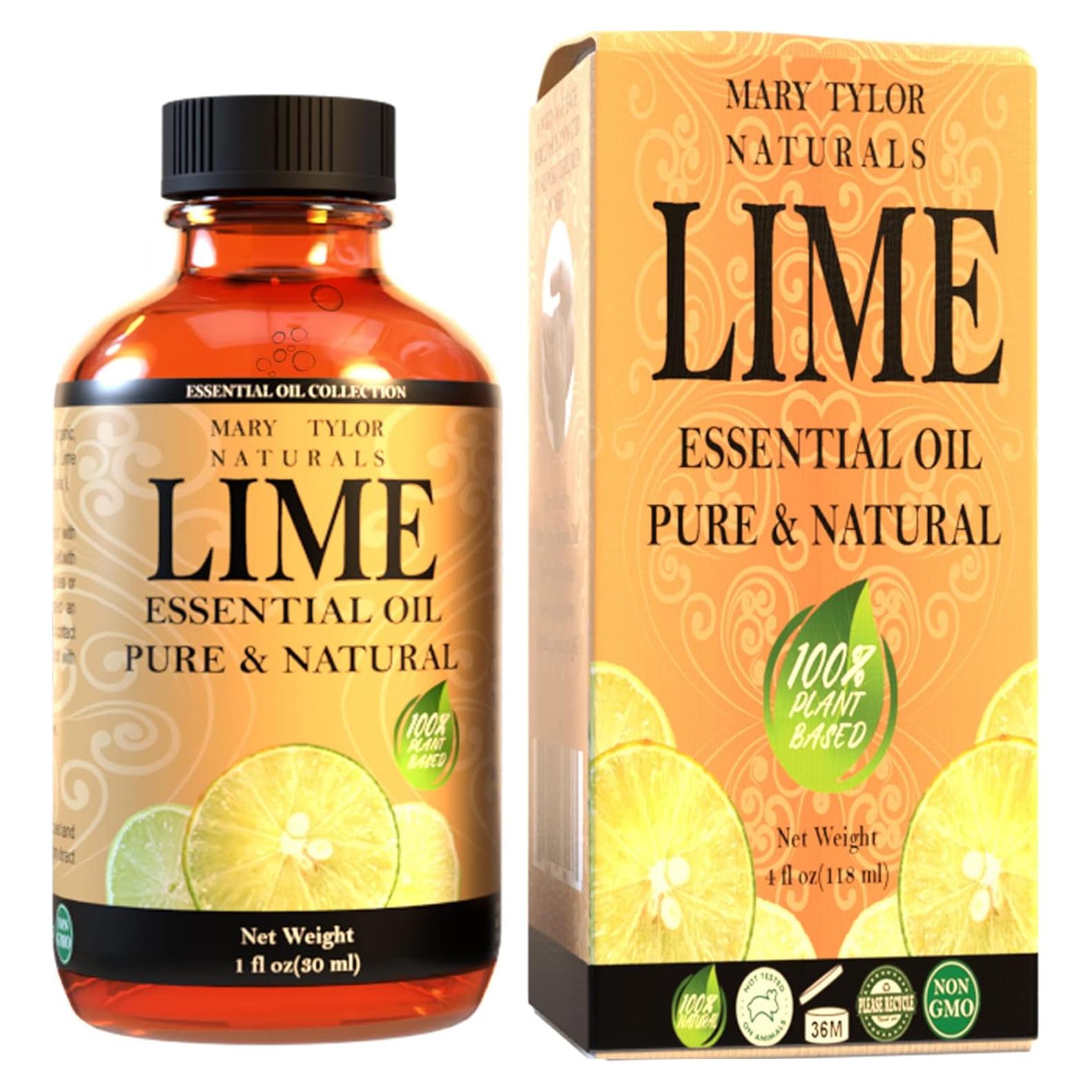 Aceite Esencial de Lima 118 ml Mary Tylor Naturals 100% Puro