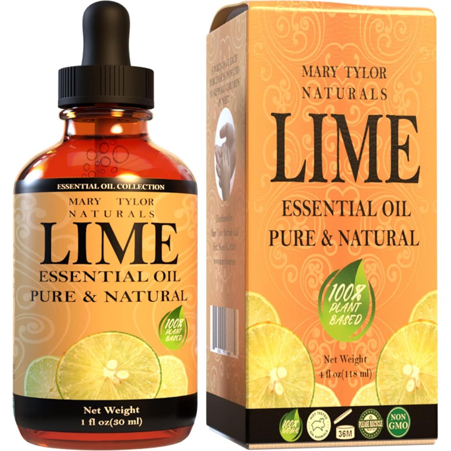 Aceite Esencial de Lima 118 ml Mary Tylor Naturals 100% Puro