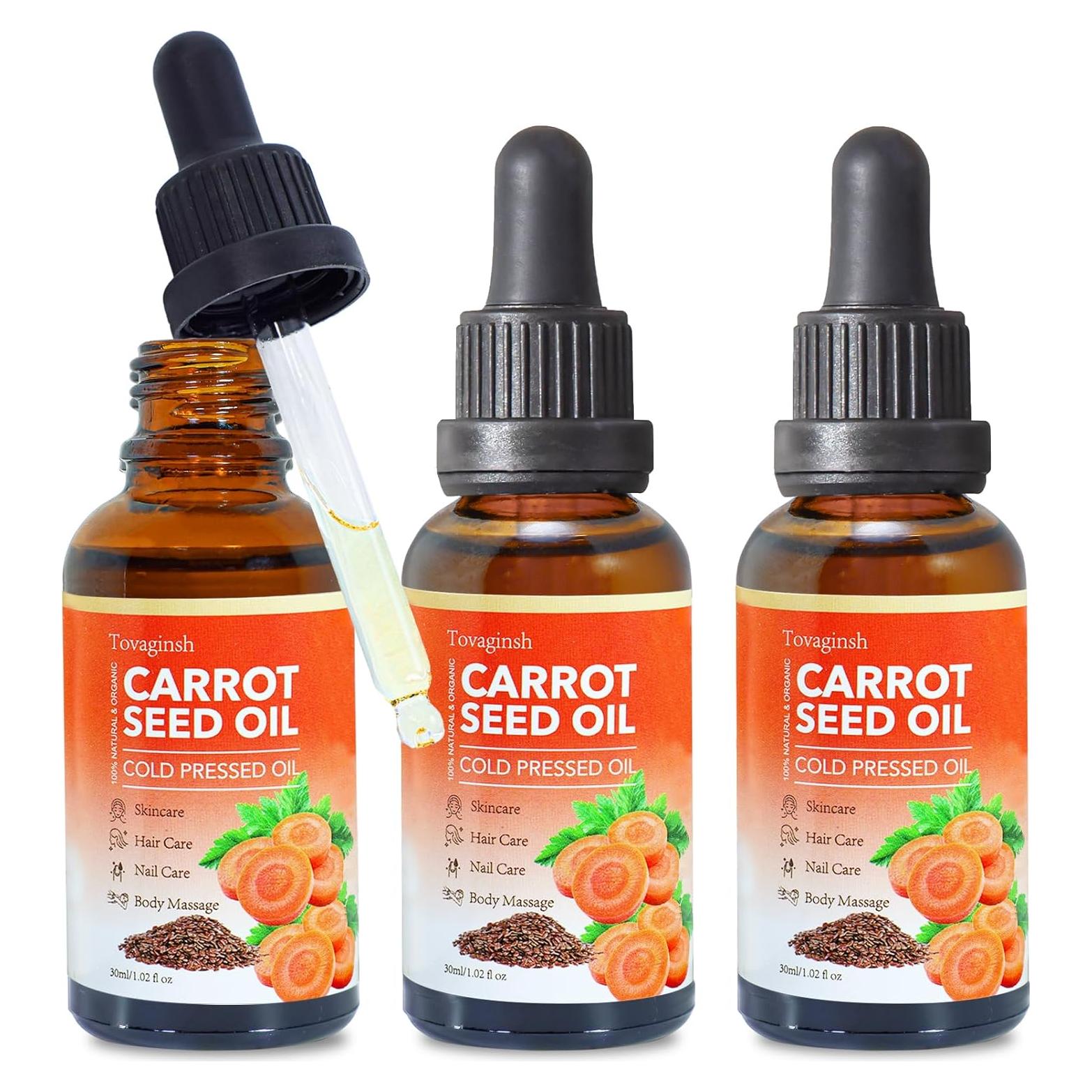 Aceite de Semilla de Zanahoria Orgánico Tovaginsh 100g Puro Natural