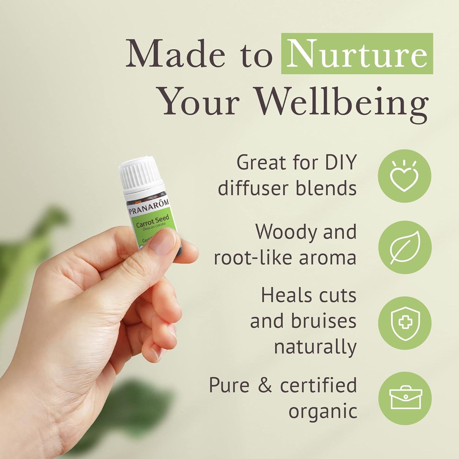 Aceite Esencial de Semilla de Zanahoria Pranarom 5ml Orgánico