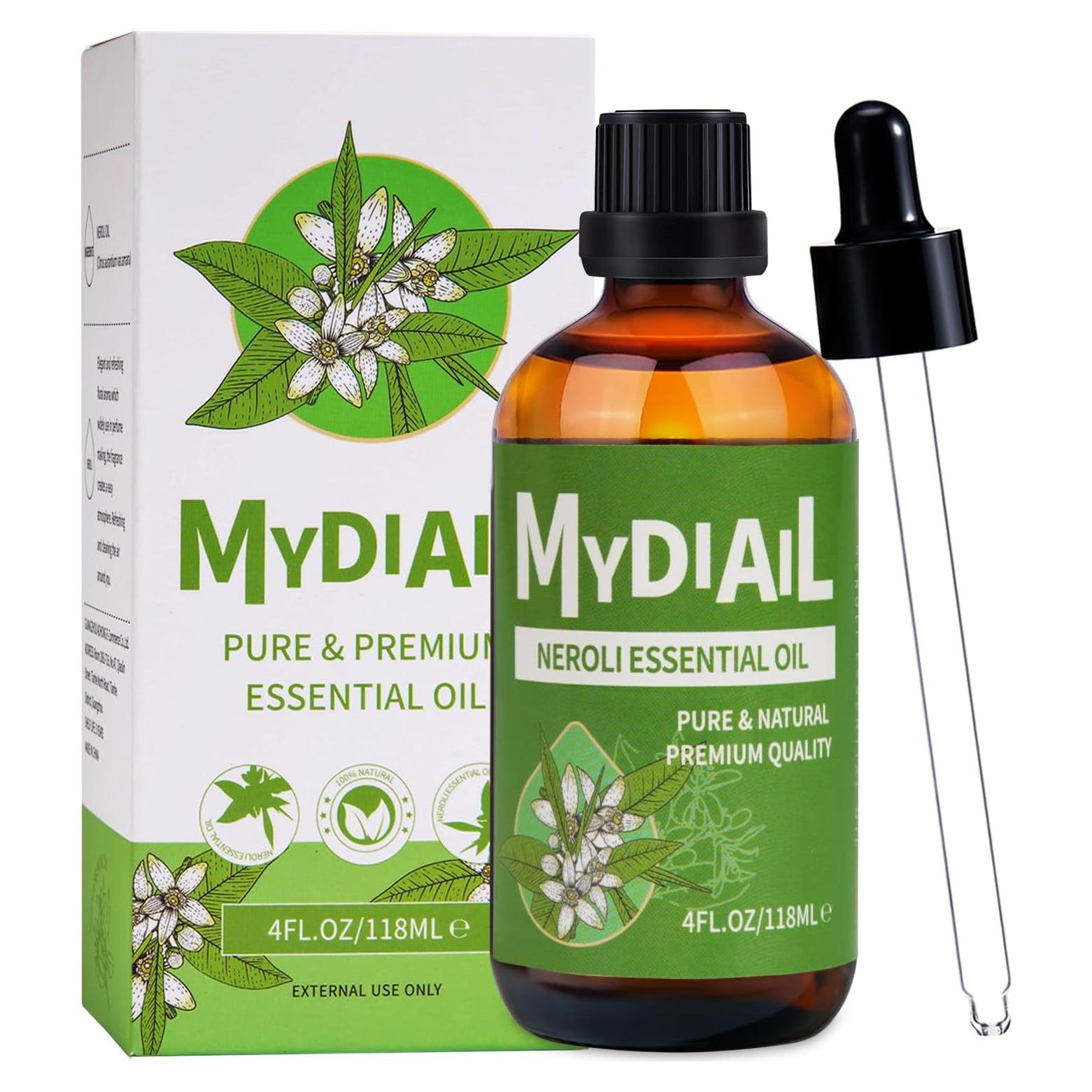 Aceite Esencial de Neroli 118ml MYDIAIL para Aromaterapia y Cuidado de la Piel