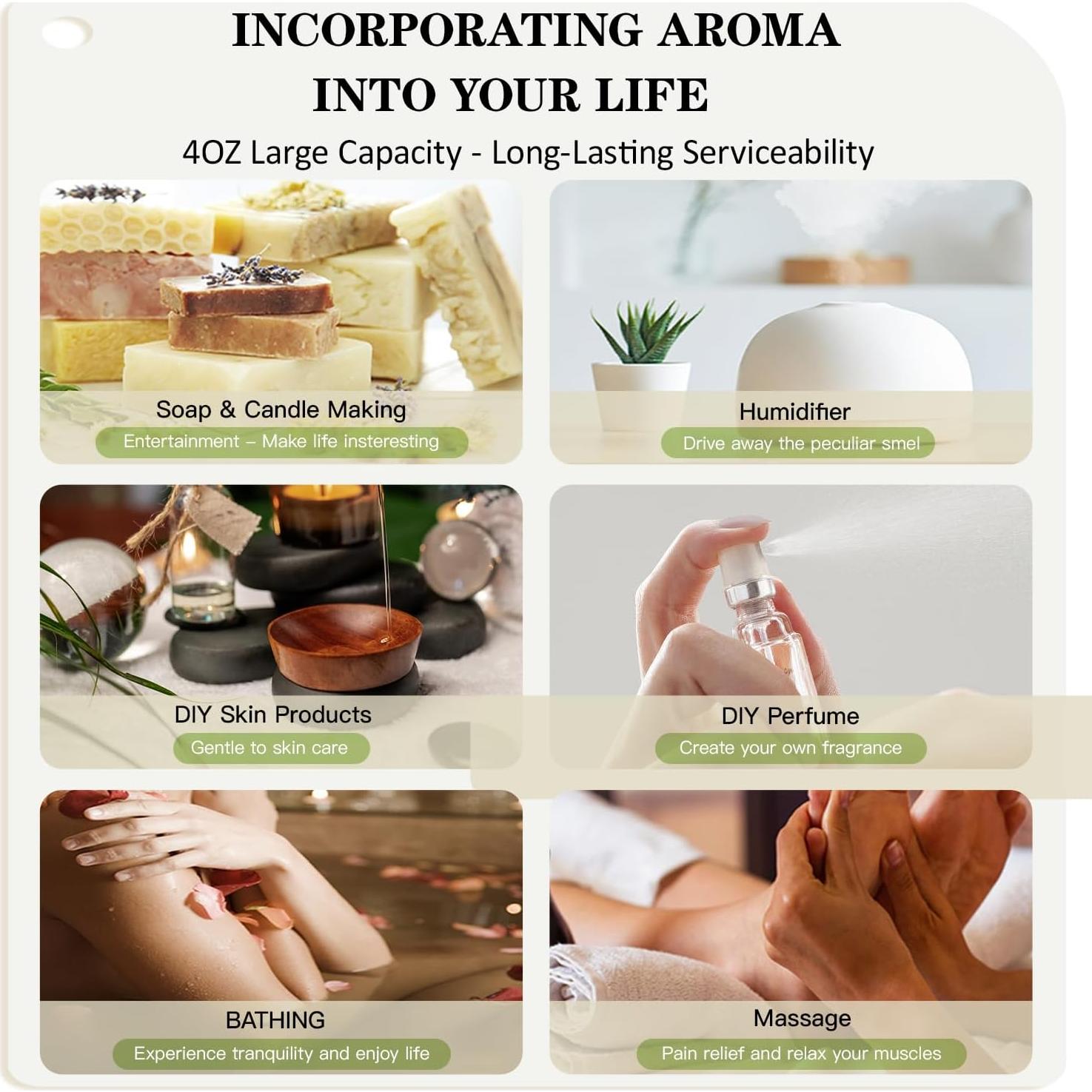 Aceite Esencial de Neroli 118ml MYDIAIL para Aromaterapia y Cuidado de la Piel