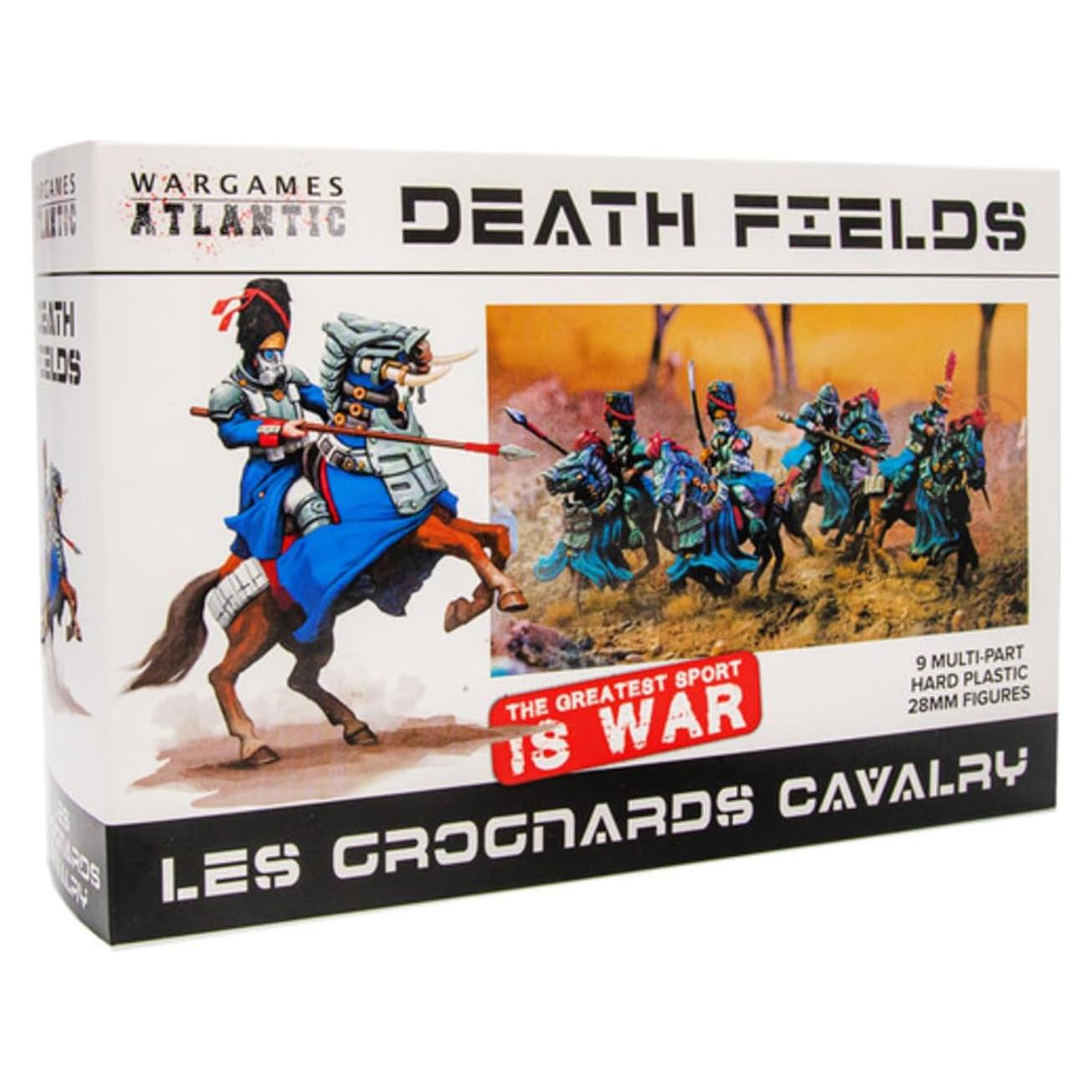 Caballería Les Grognards Wargames Atlantic - 9 Figuras 28mm