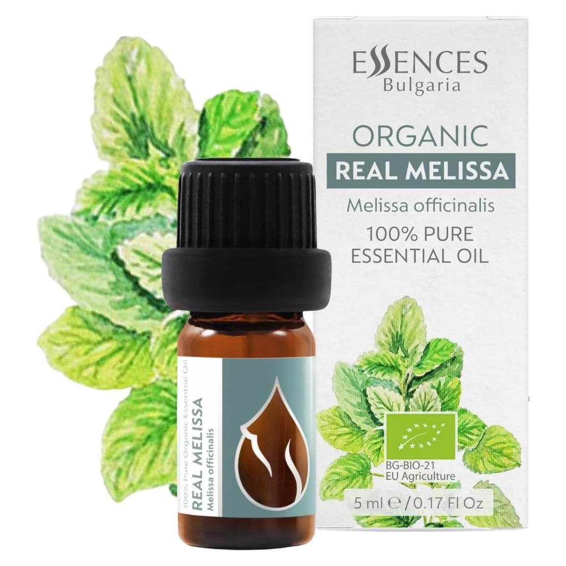Aceite Esencial de Melissa Orgánico Essences Bulgaria 5ml 100% Puro