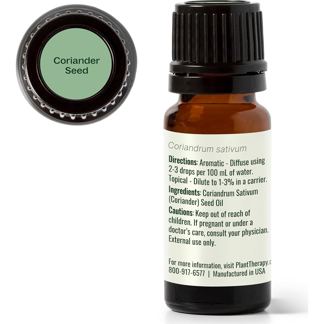 Aceite Esencial de Semilla de Cilantro 10 mL Plant Therapy