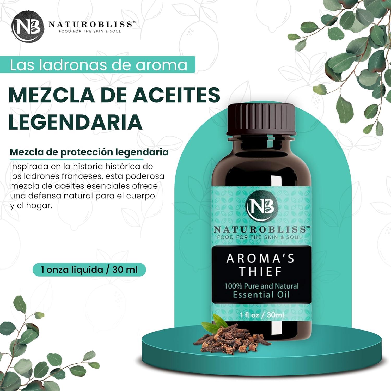 Mezcla de Aceites Esenciales Aroma's Thief NaturoBliss 30ml