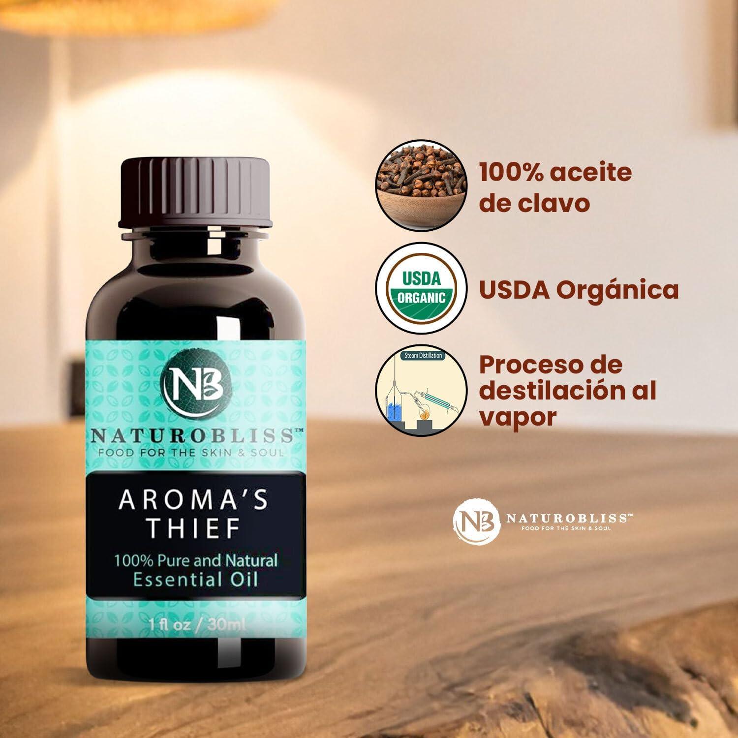 Mezcla de Aceites Esenciales Aroma's Thief NaturoBliss 30ml