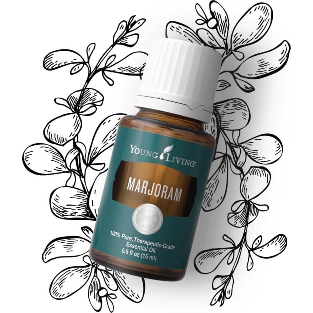 Aceite Esencial de Mejorana Young Living 15ml - Relajación y Soporte Muscular