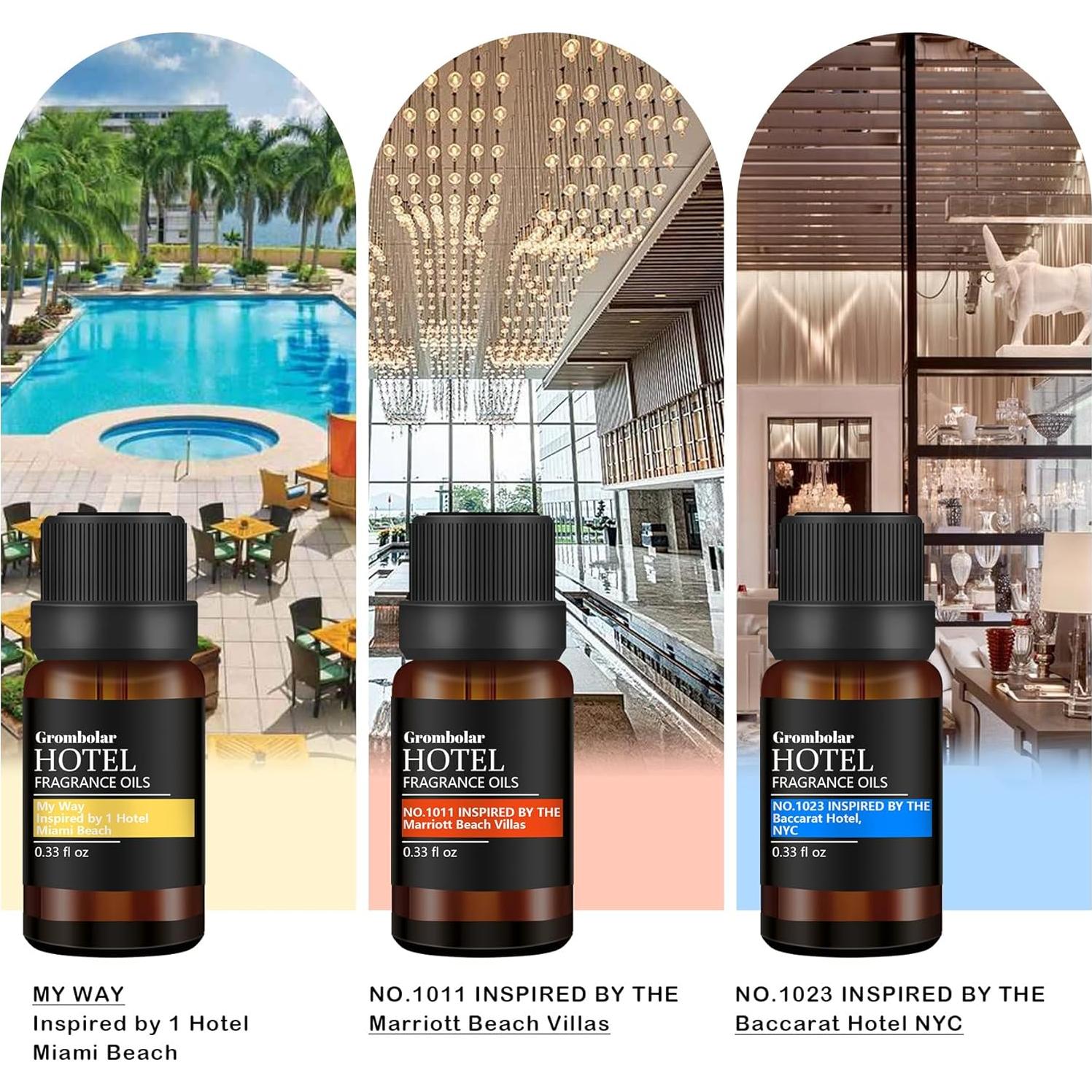 Set de Aceites Esenciales Grombolar - 6 Fragancias para Difusores