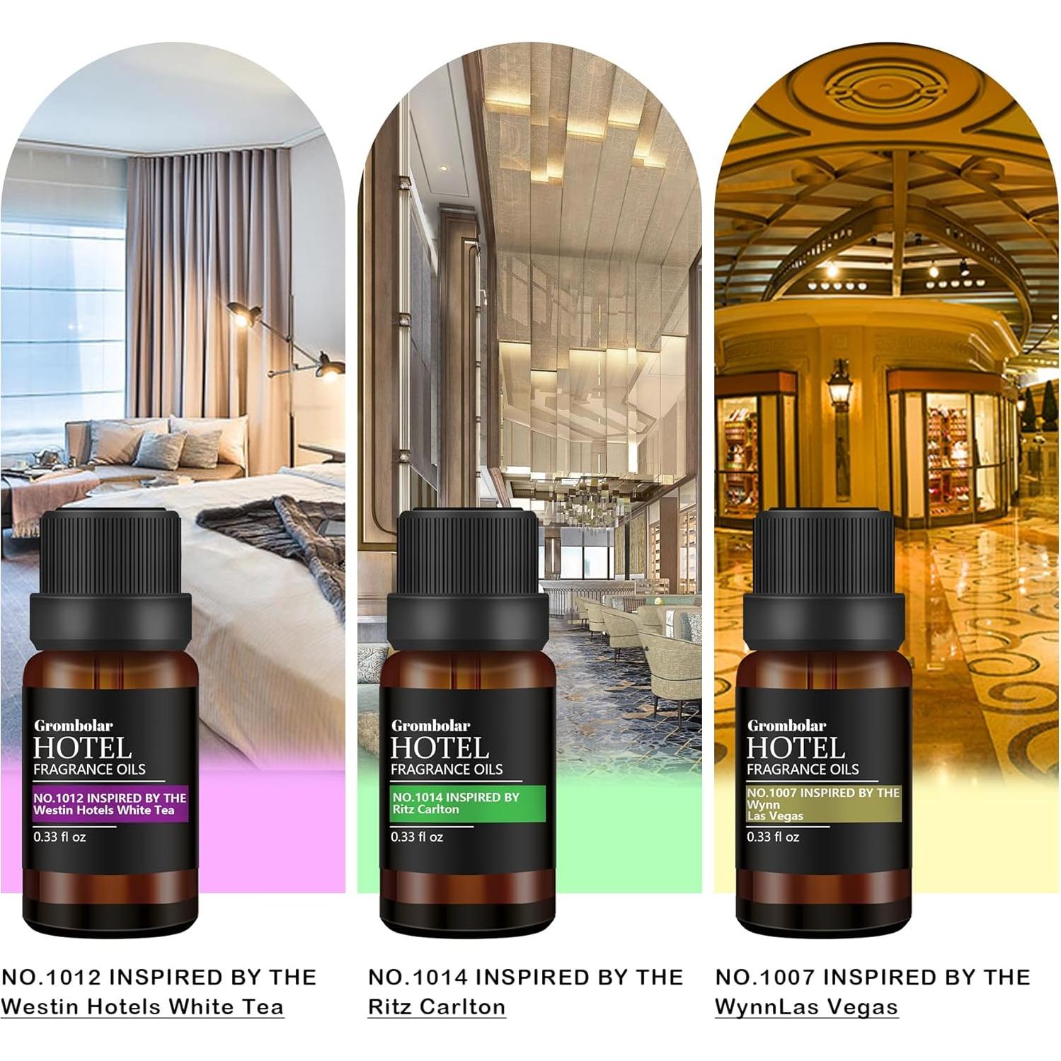 Set de Aceites Esenciales Grombolar - 6 Fragancias para Difusores