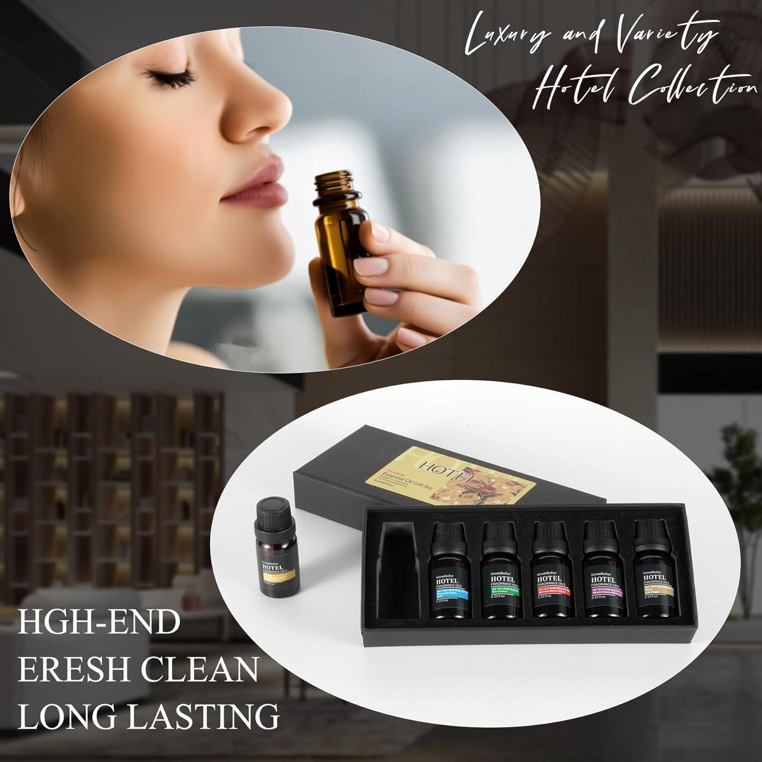 Set de Aceites Esenciales Grombolar - 6 Fragancias para Difusores