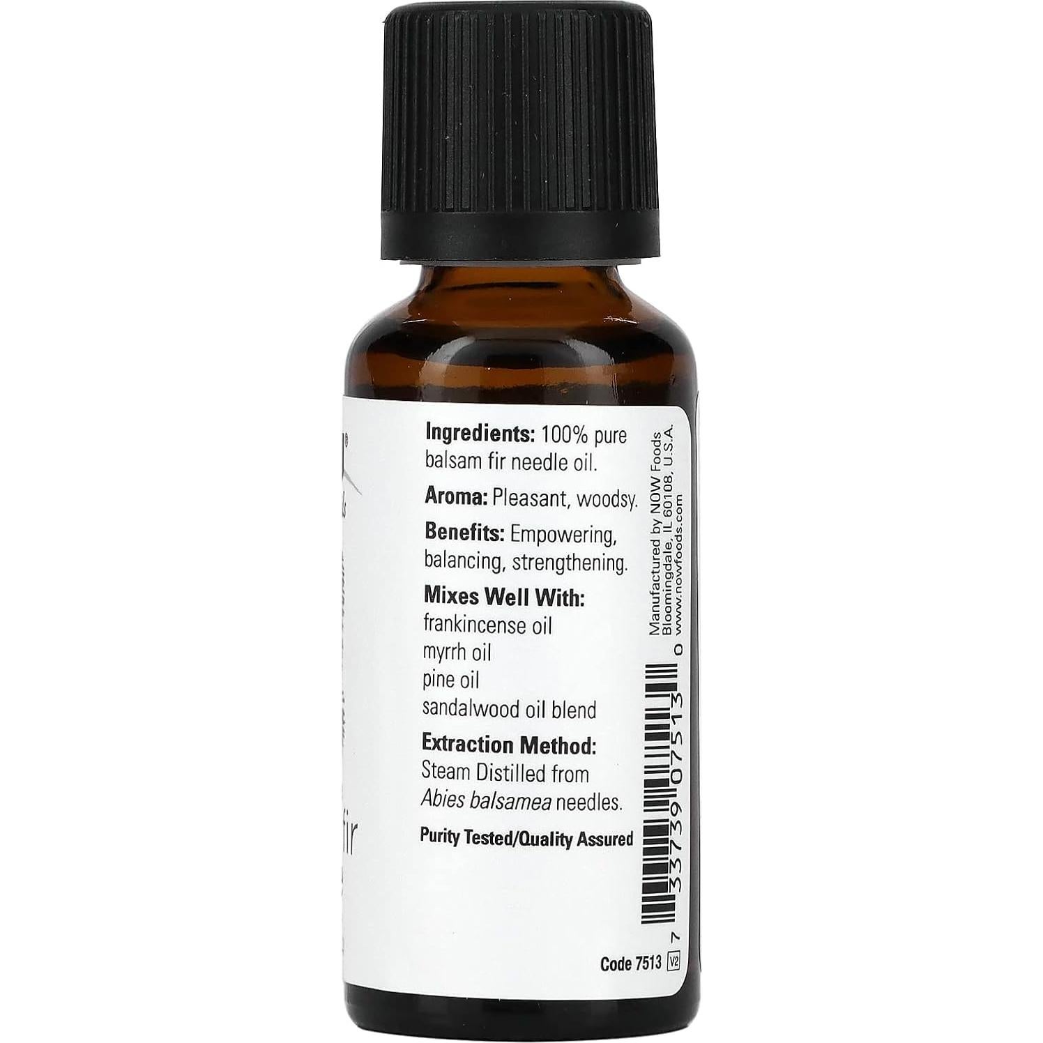 Aceite Esencial NOW Foods Aguja de Abeto Balsámico 30 ml