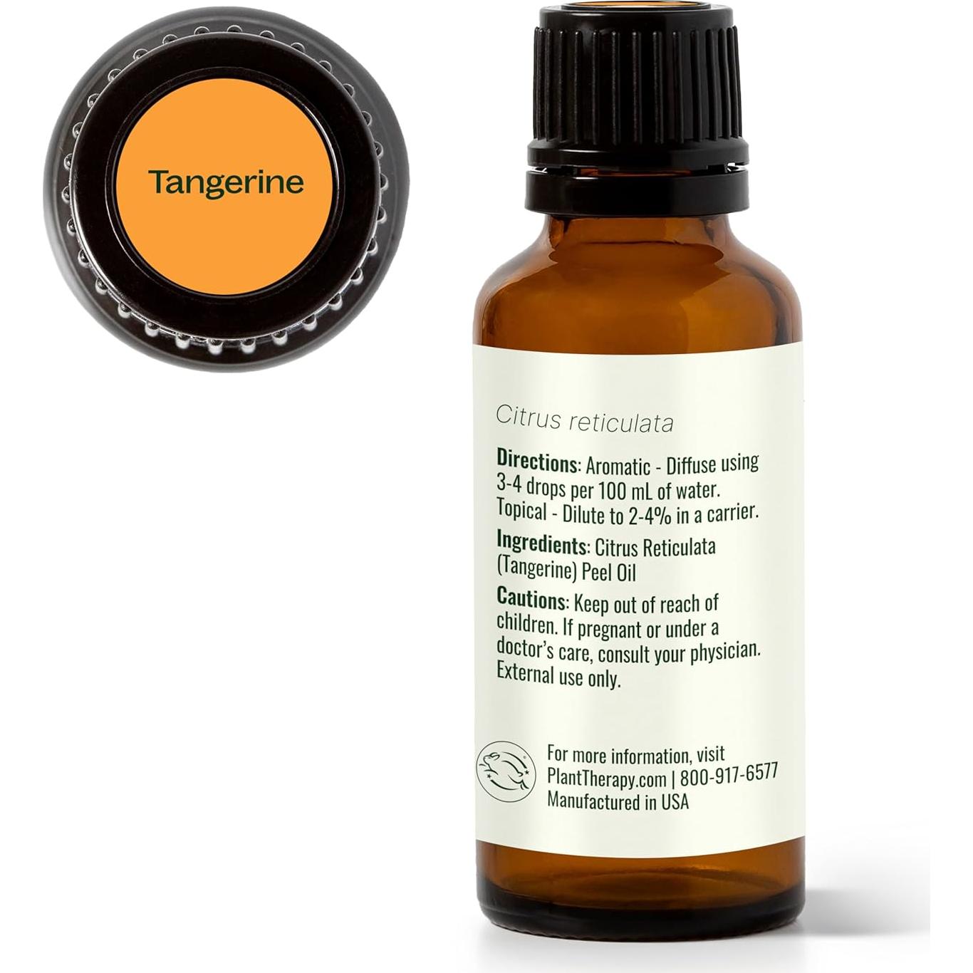 Aceite Esencial de Mandarina Plant Therapy 30 mL 100% Puro